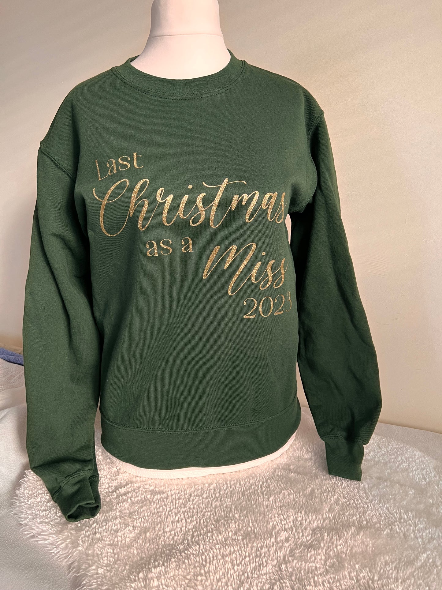 Christmas Sweater- Last Christmas as a Miss/Mr
