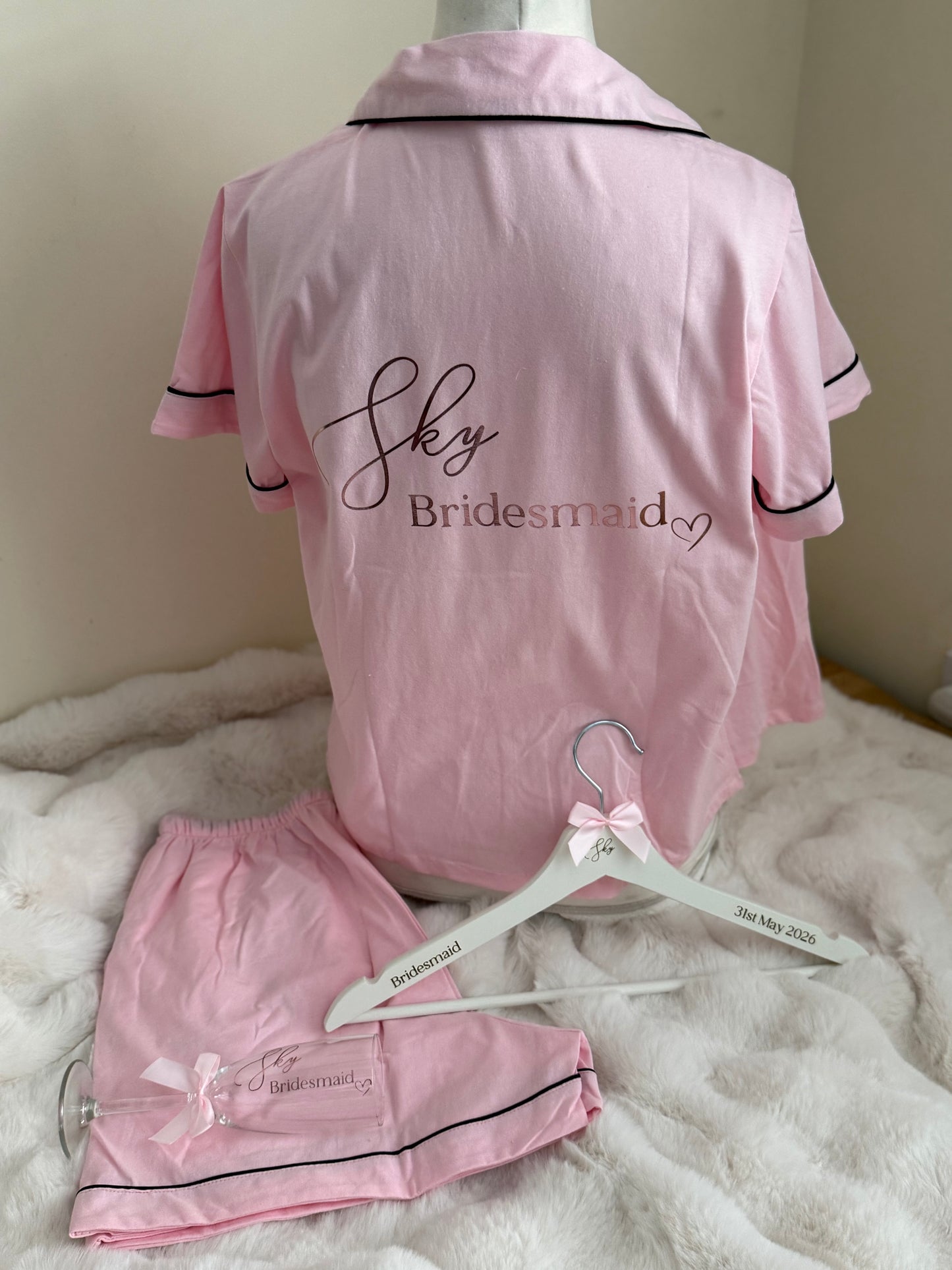 Adult and Child Button Down Cotton Short PJ's