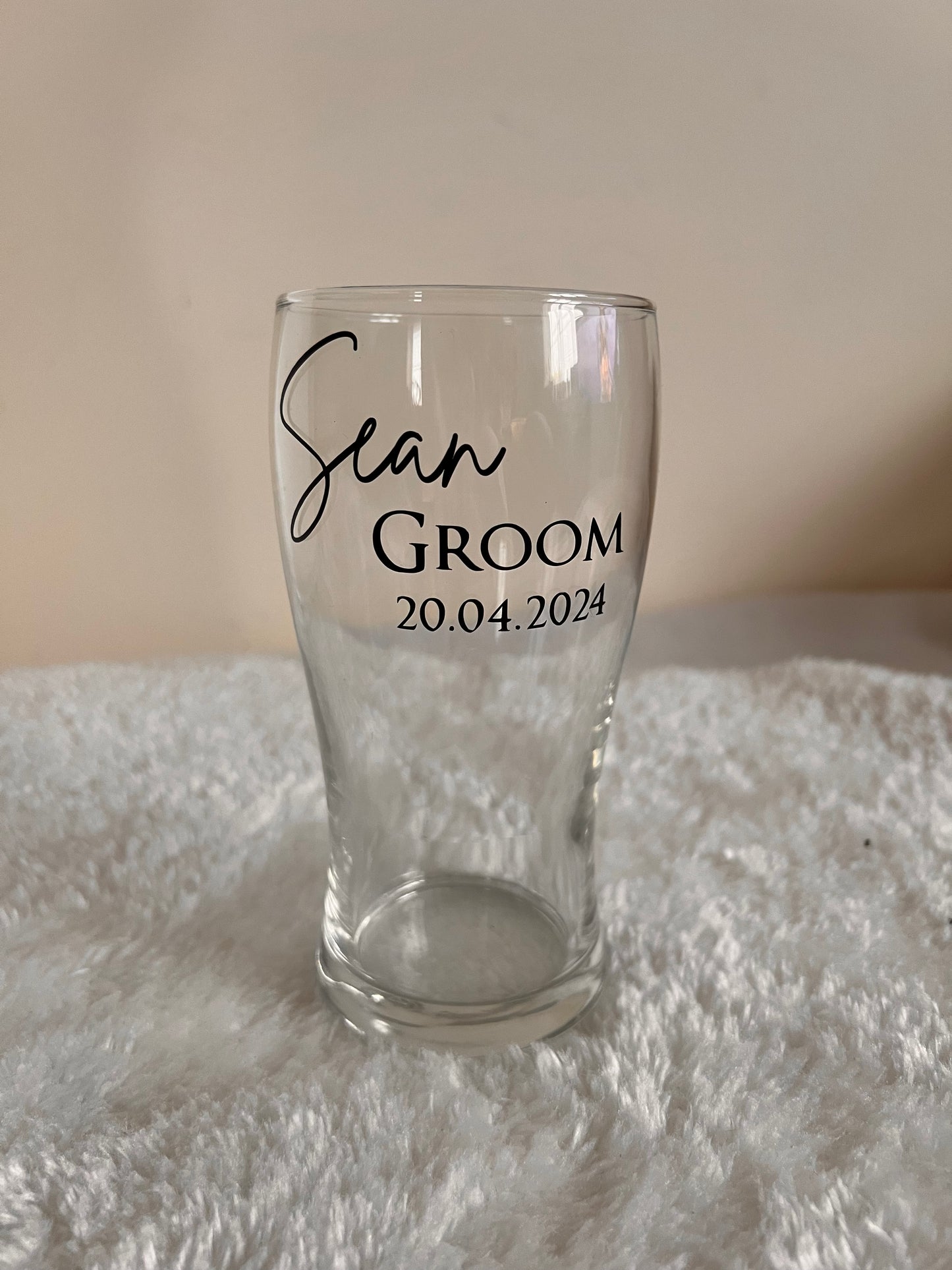 Personalised Pint Glass