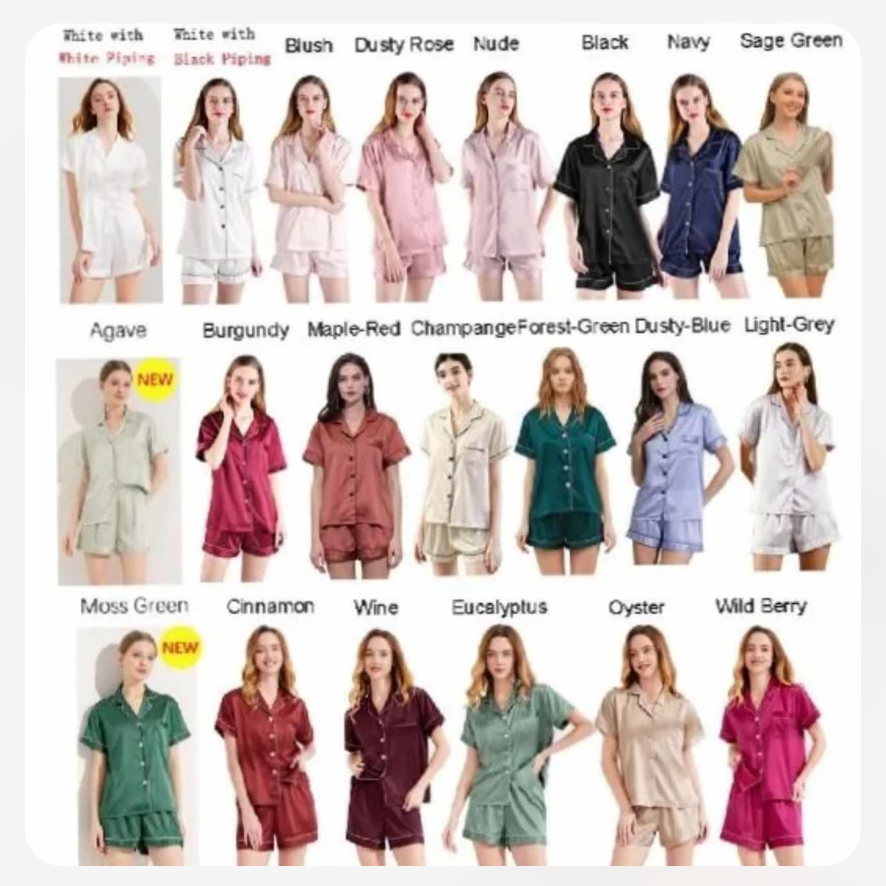 Grace Short PJ Bundle for Adult 8-16