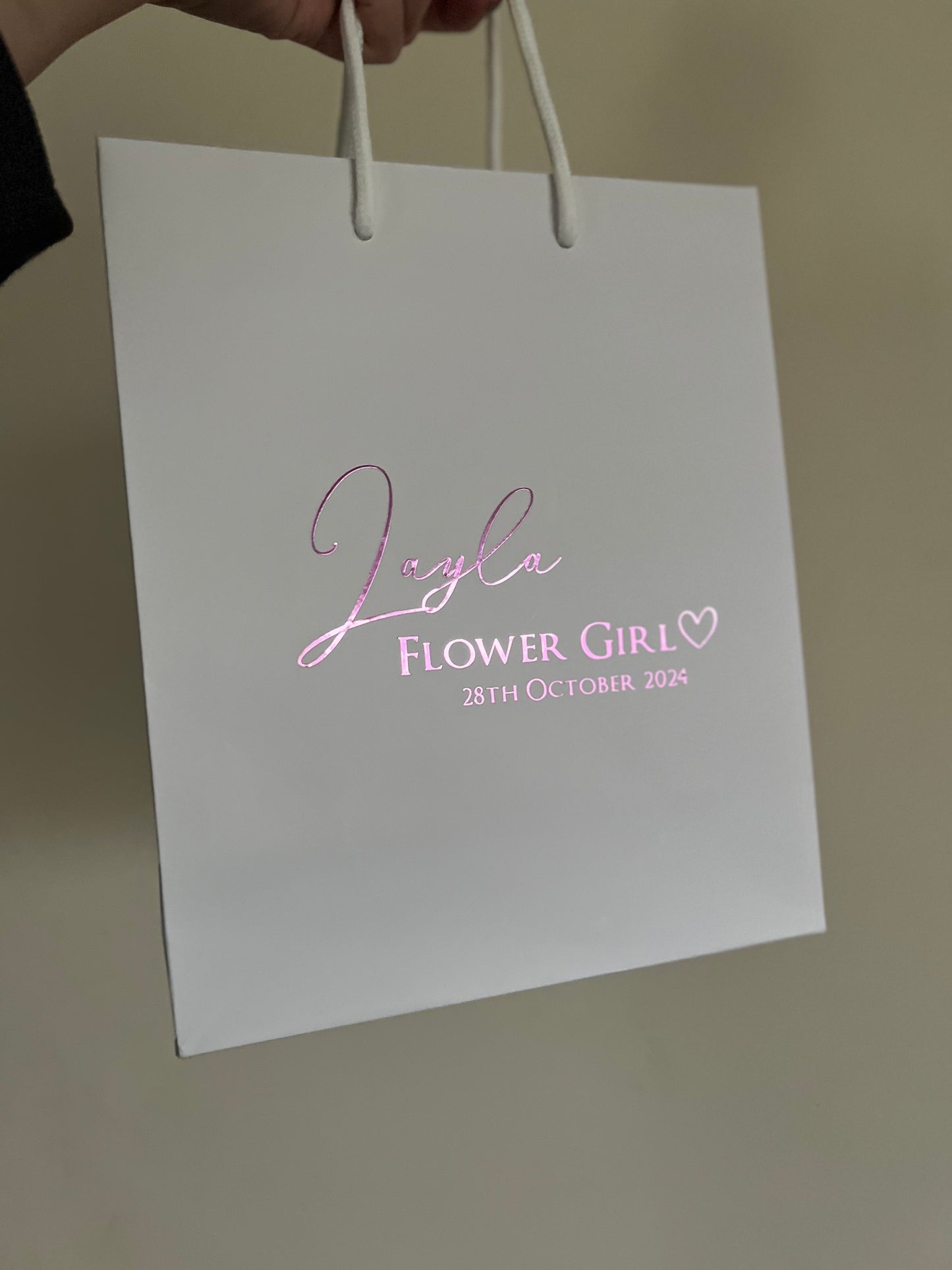 Small Gift Bags - White or Black