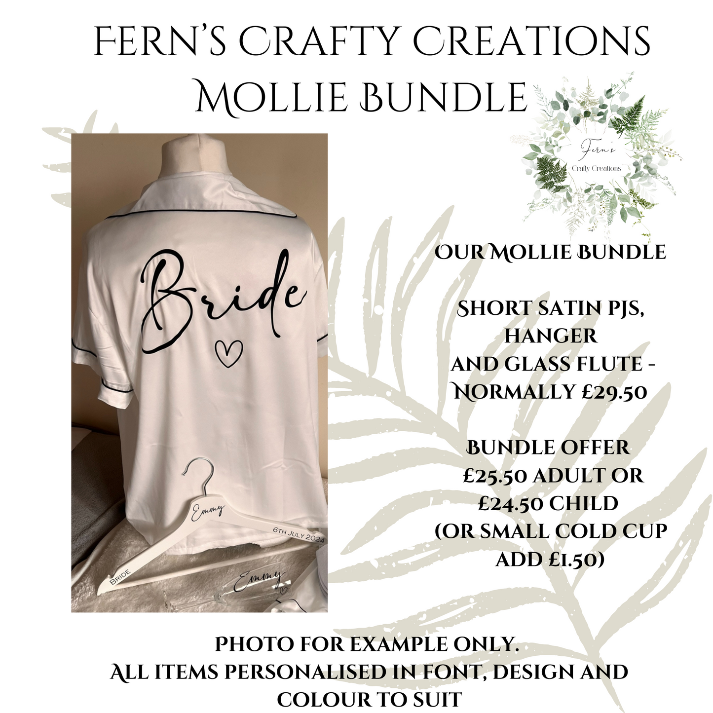 Mollie Short PJ Bundle for Adult 8-16