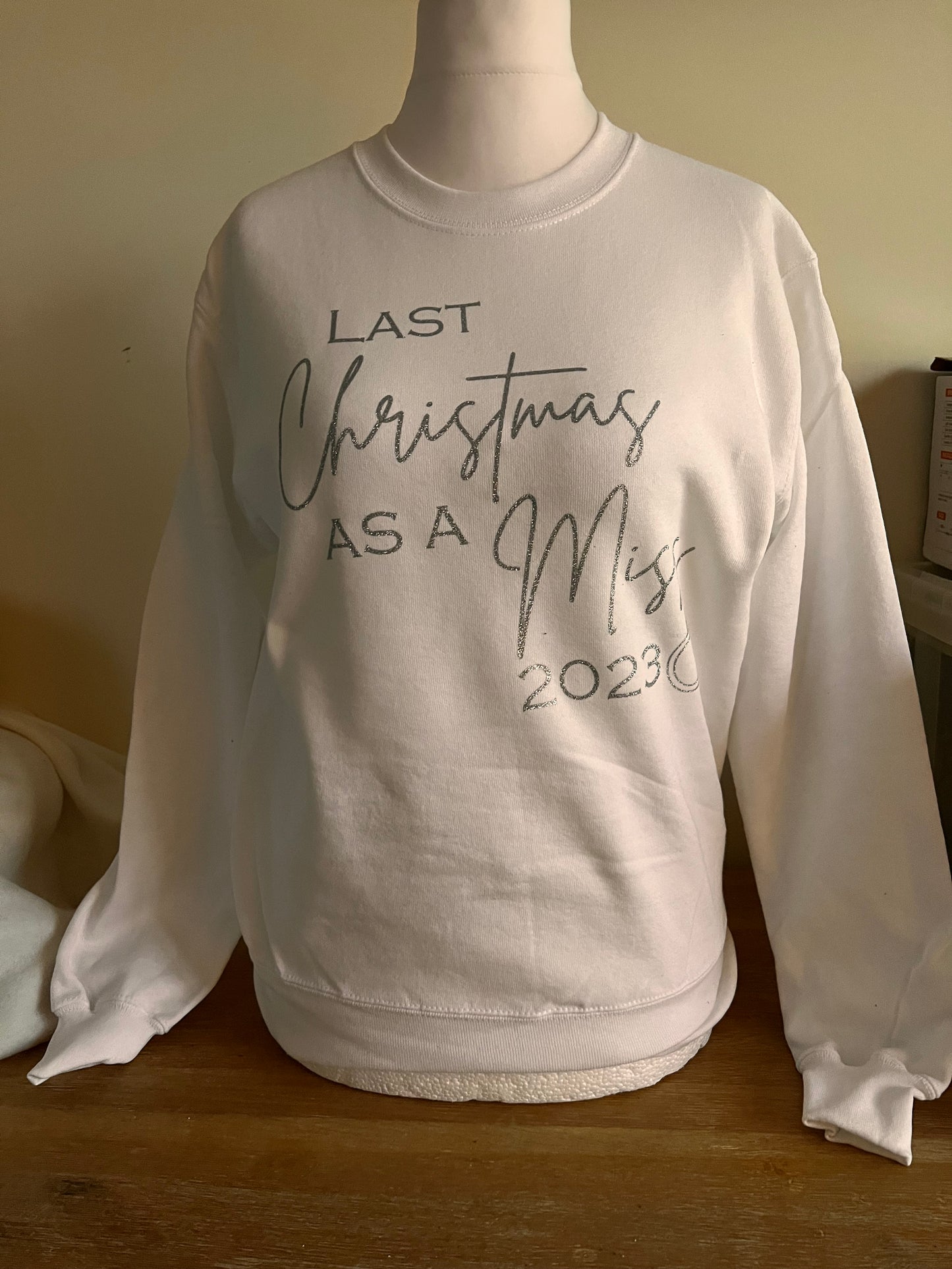 Christmas Sweater- Last Christmas as a Miss/Mr