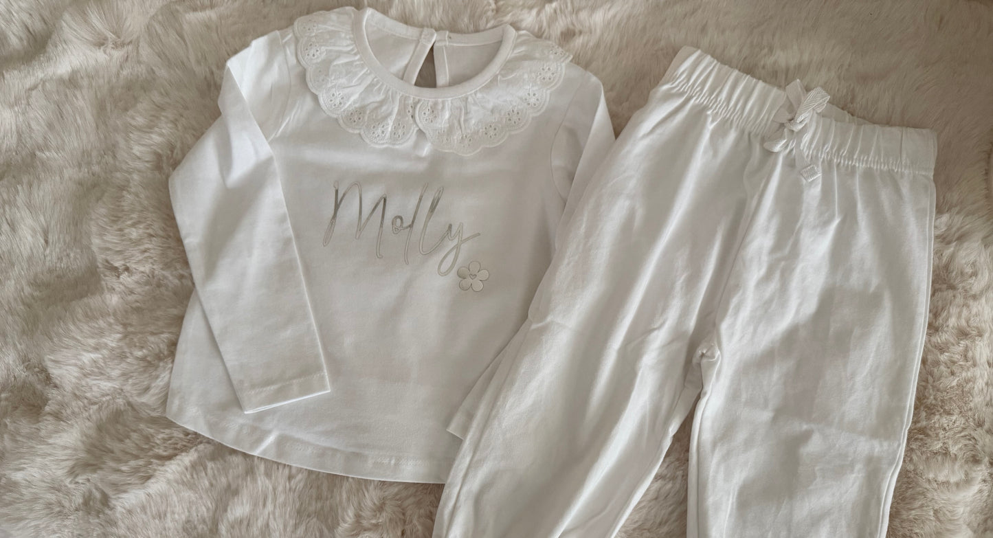 Frill Arm and Legs Cotton Kids PJ’s