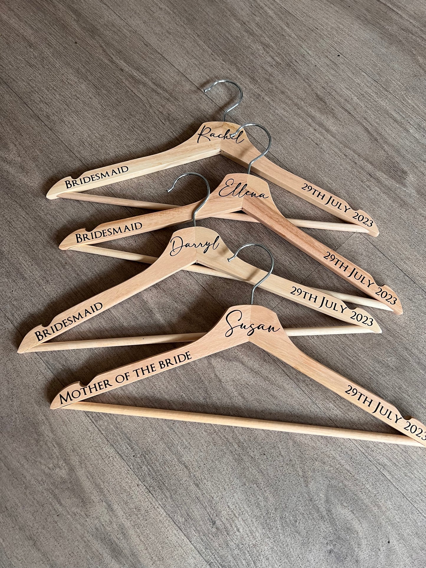 Personalised Wooden Hangers