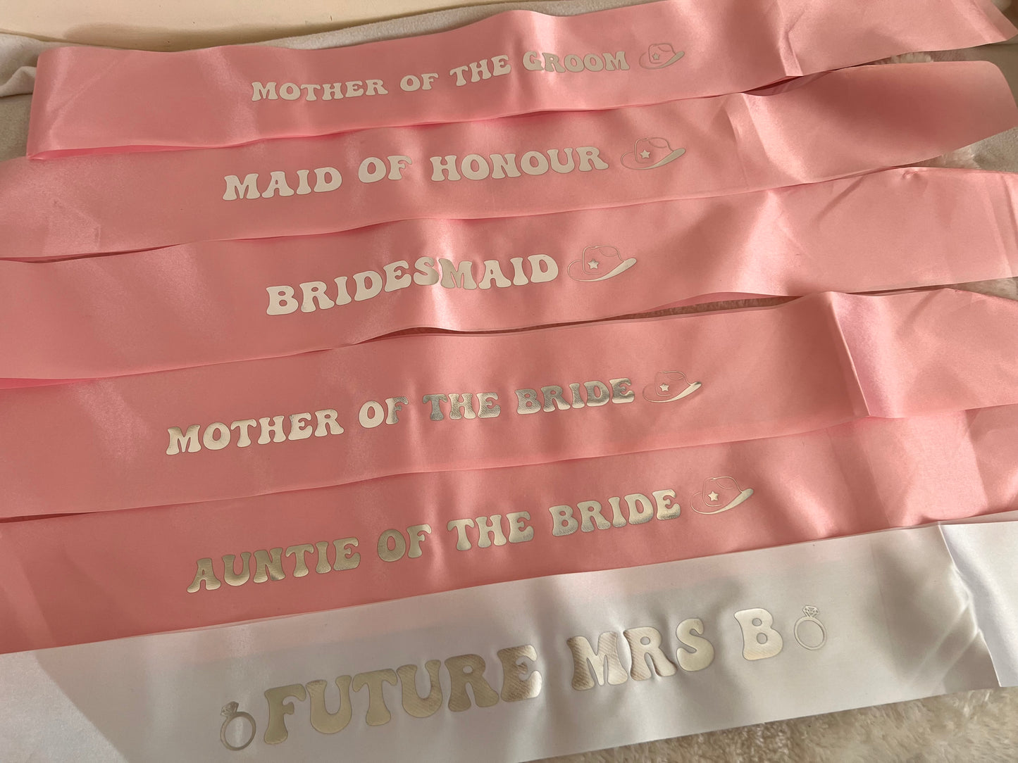 Personalised Hen Sashes