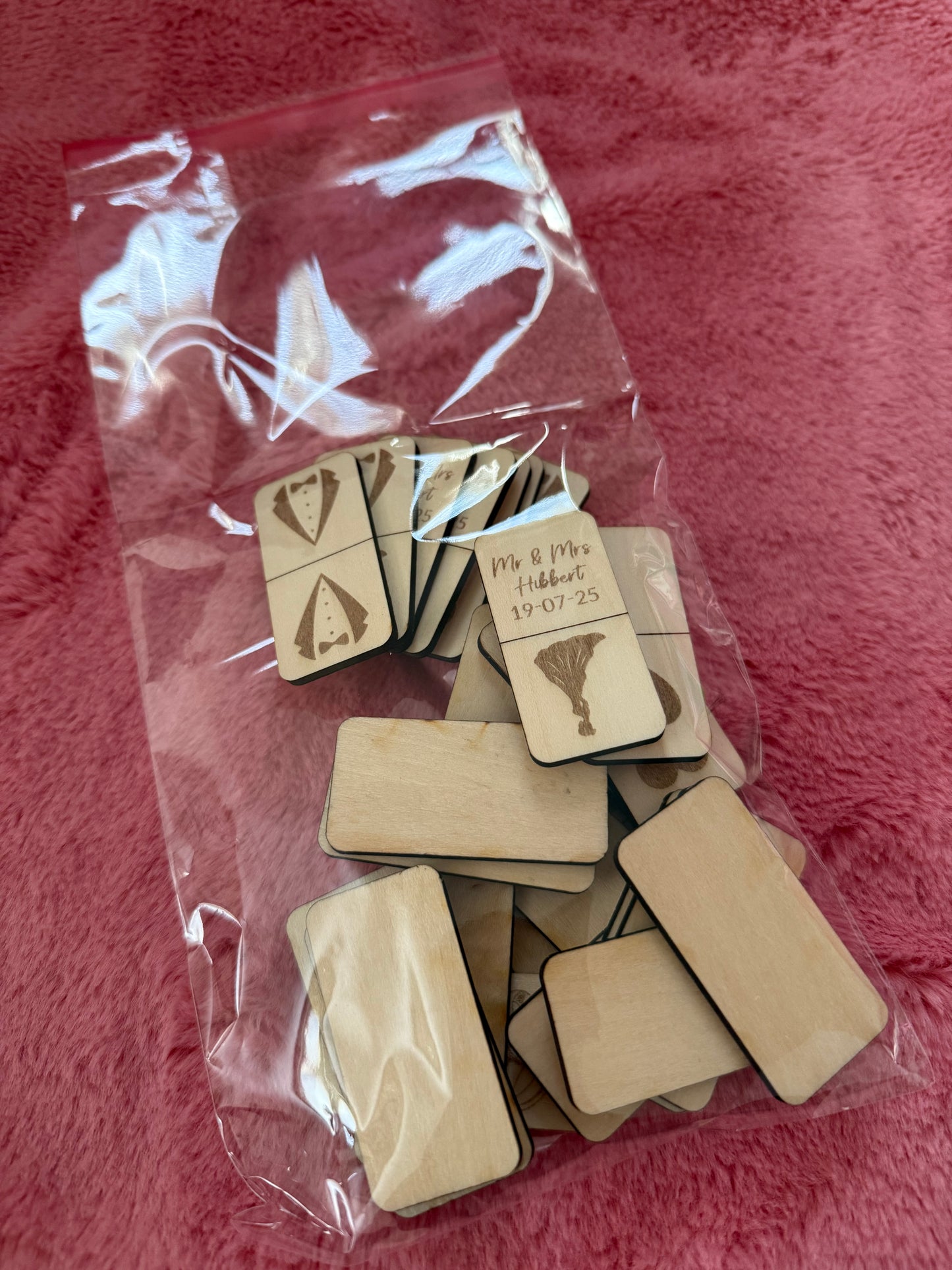 Personalised Wooden Dominoes