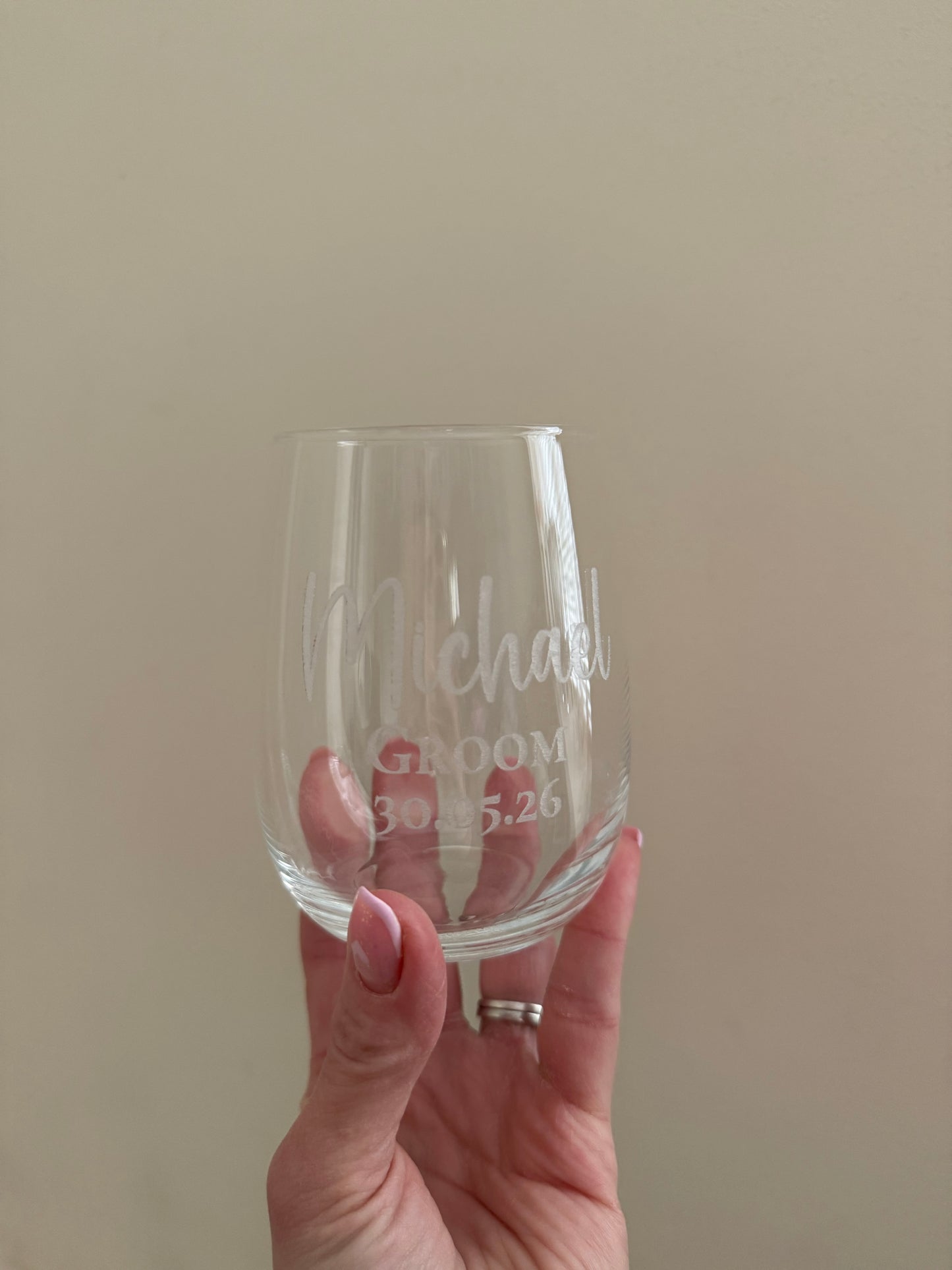 Personalised Whisky glass
