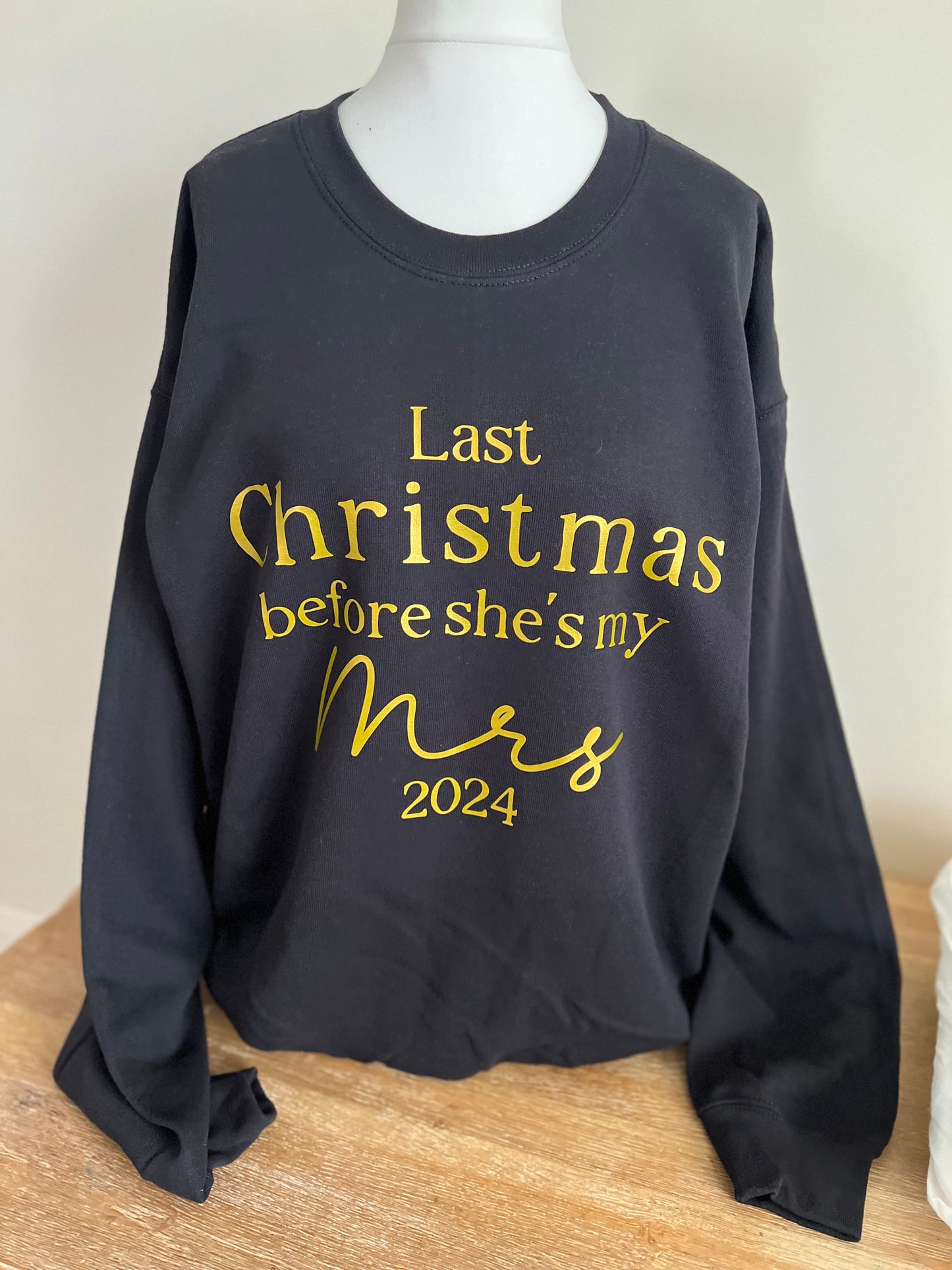 Christmas Sweater- Last Christmas as a Miss/Mr