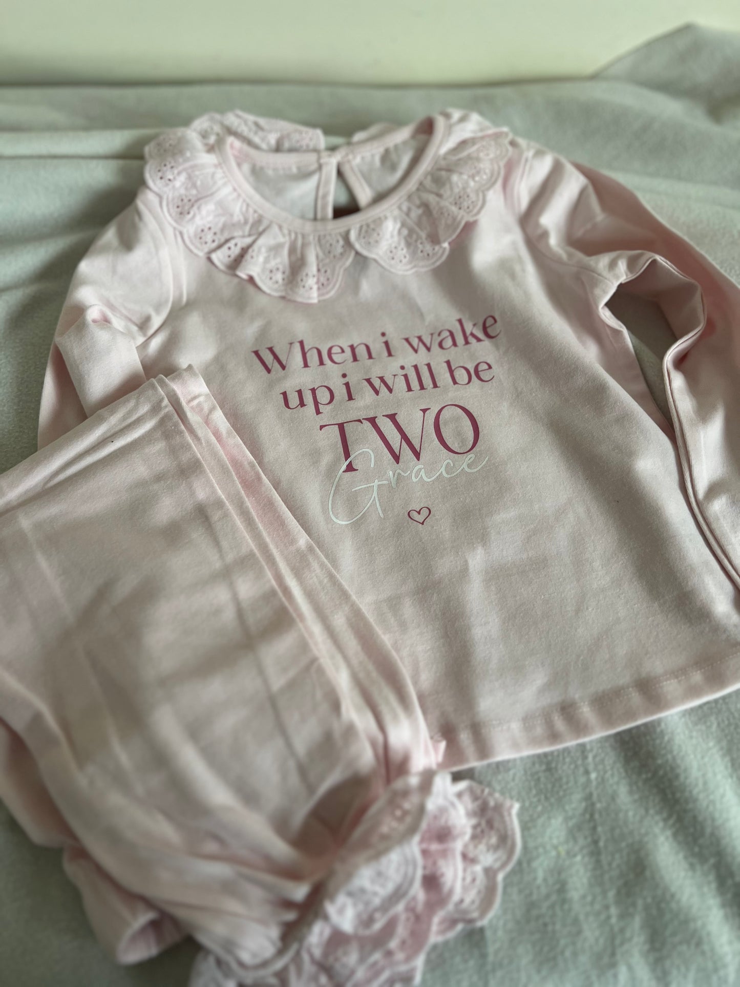 Frill Arm and Legs Cotton Kids PJ’s