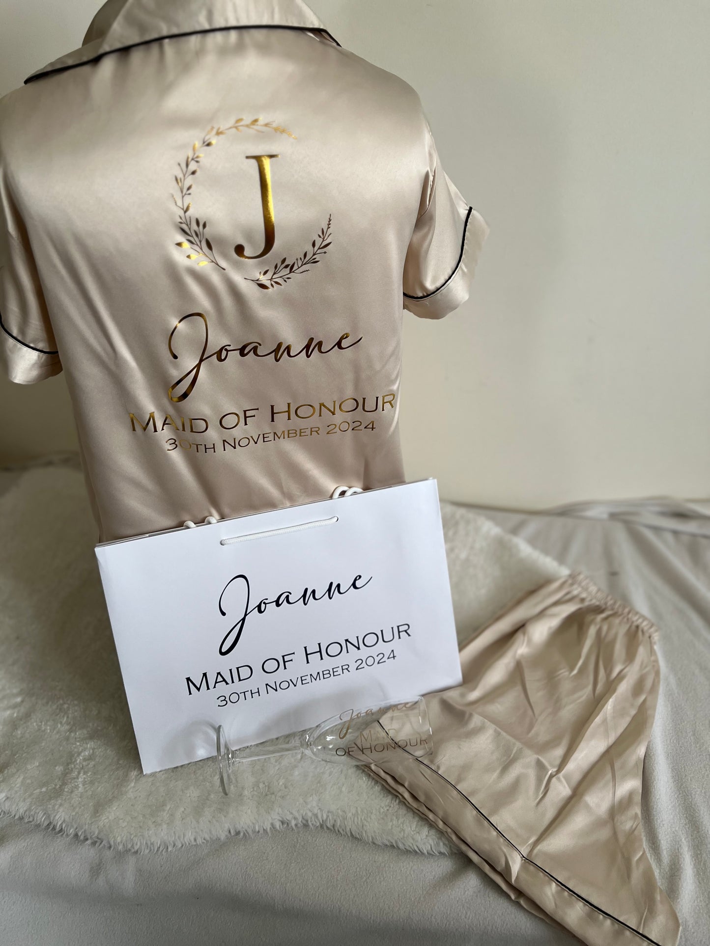 Short Satin Adult PJ Set Plus Size 18-22