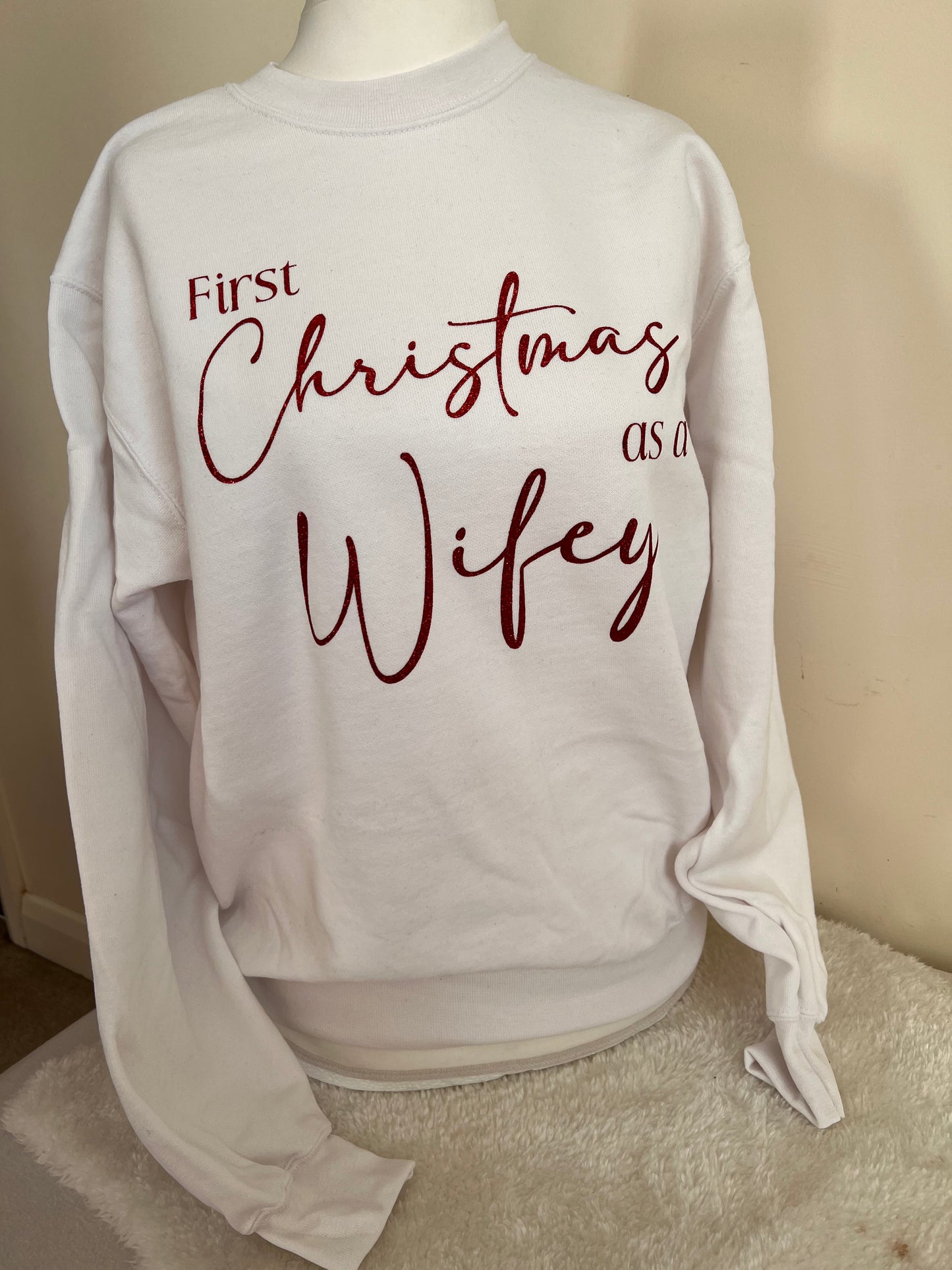 Christmas Sweater- First Christmas as a Wifey/Wife/Mrs Sweater