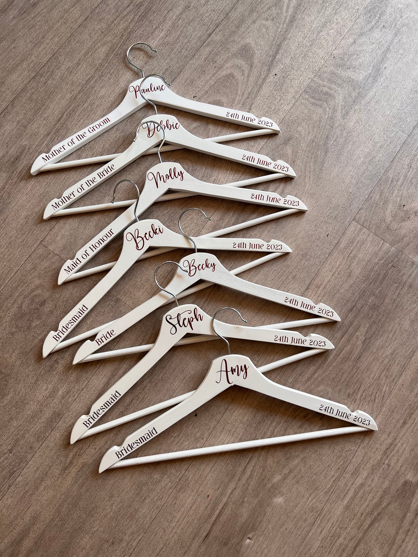 Personalised Wooden Hangers