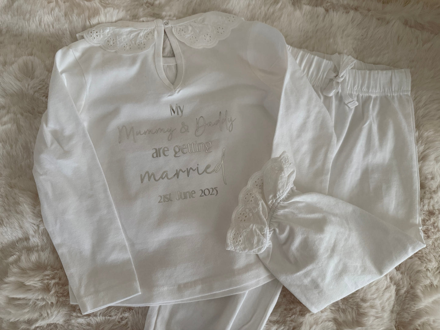 Frill Arm and Legs Cotton Kids PJ’s