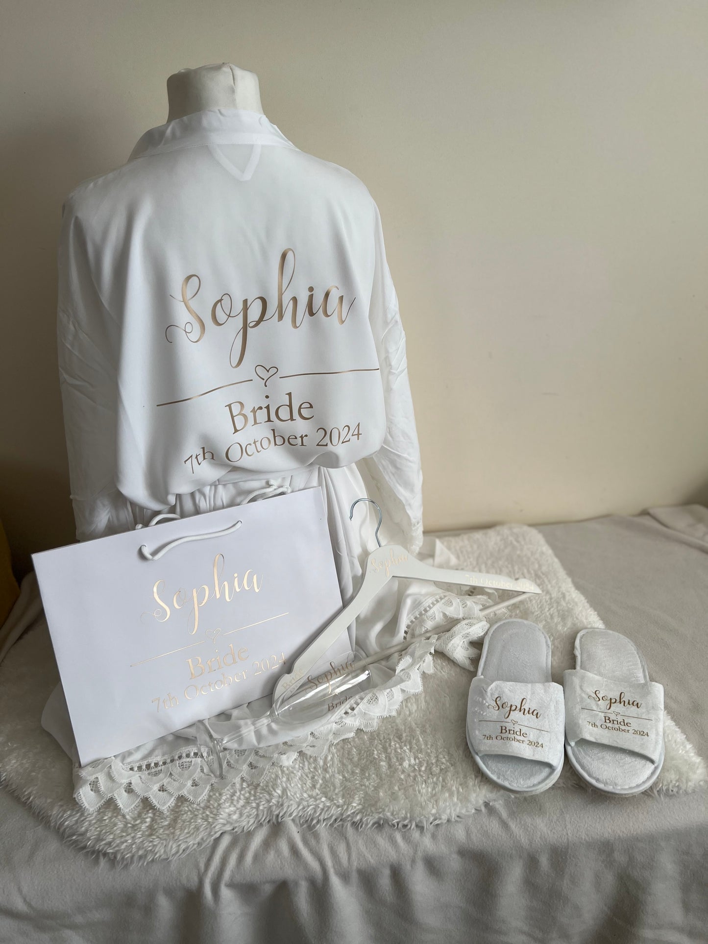 White Open Toe Spa Style Slippers