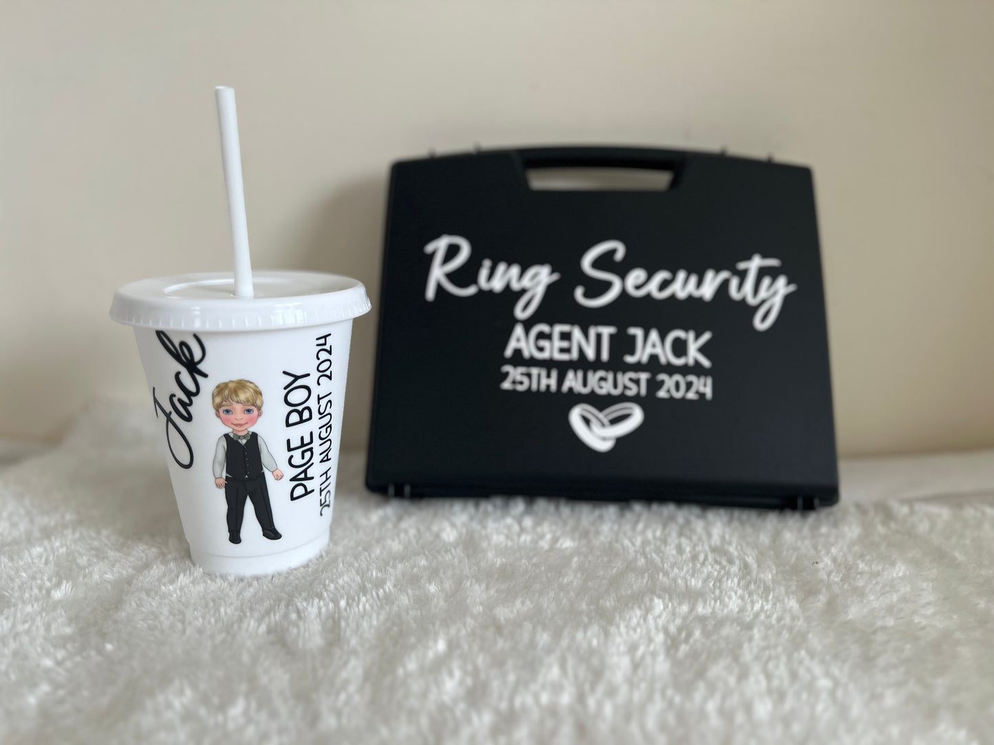 Black Ring Security Carry Briefcase