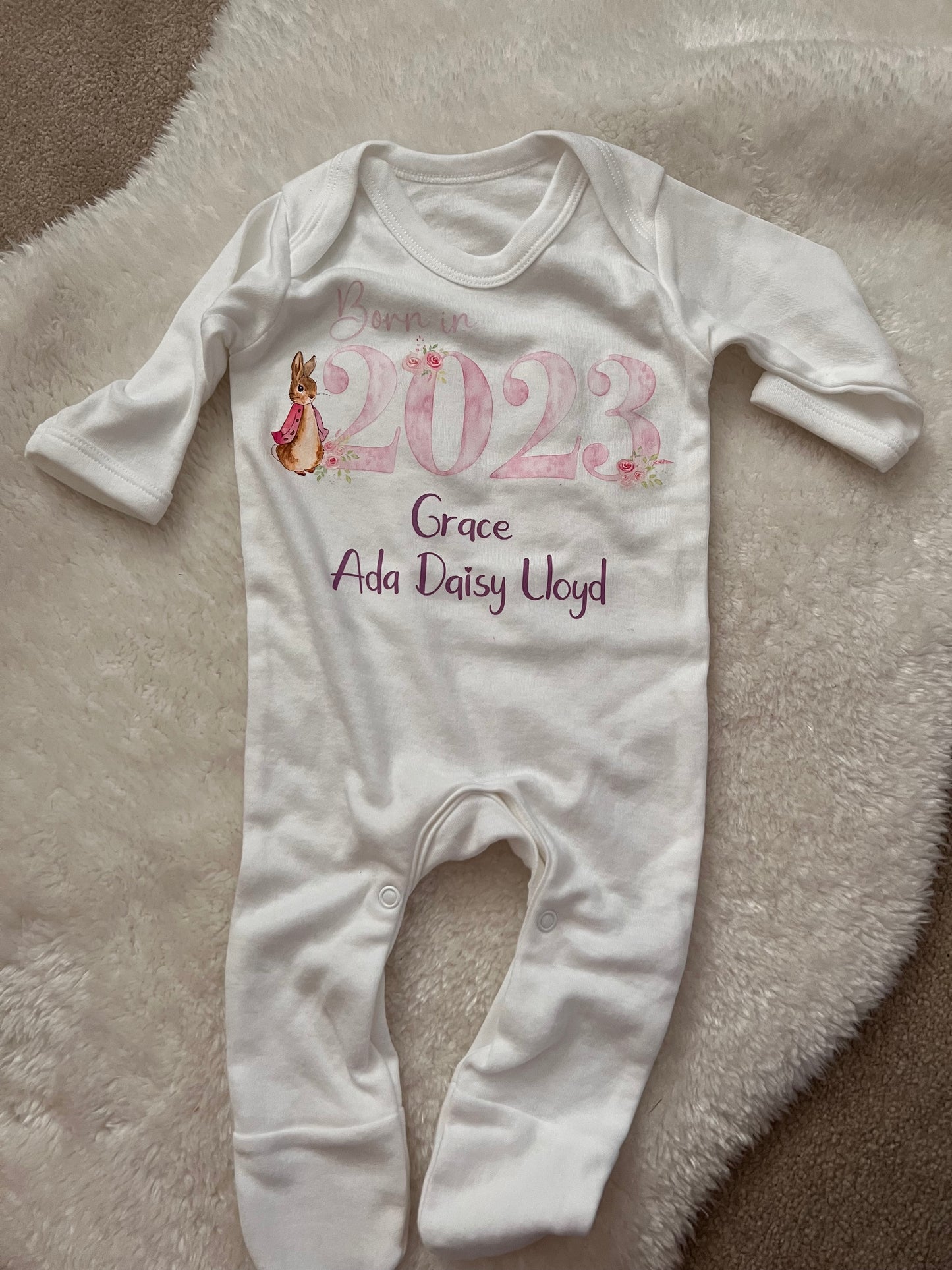 Baby Personalised Sleep Romper