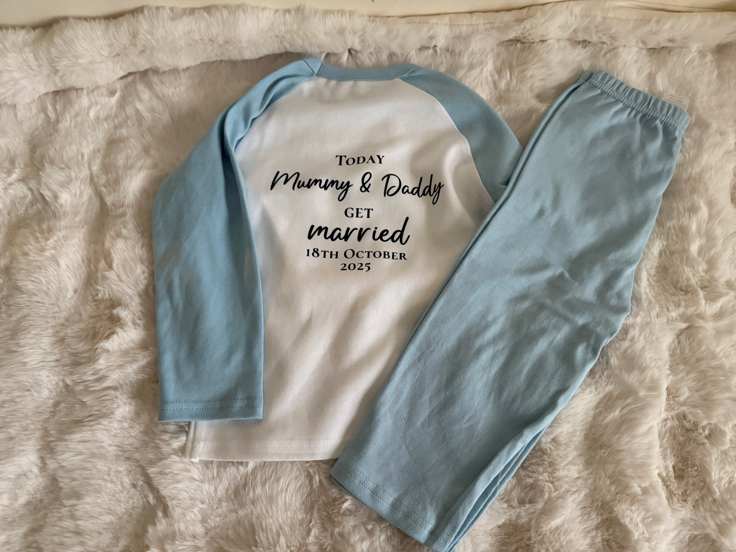 Block Colour Child Cotton Kids Pjs Long