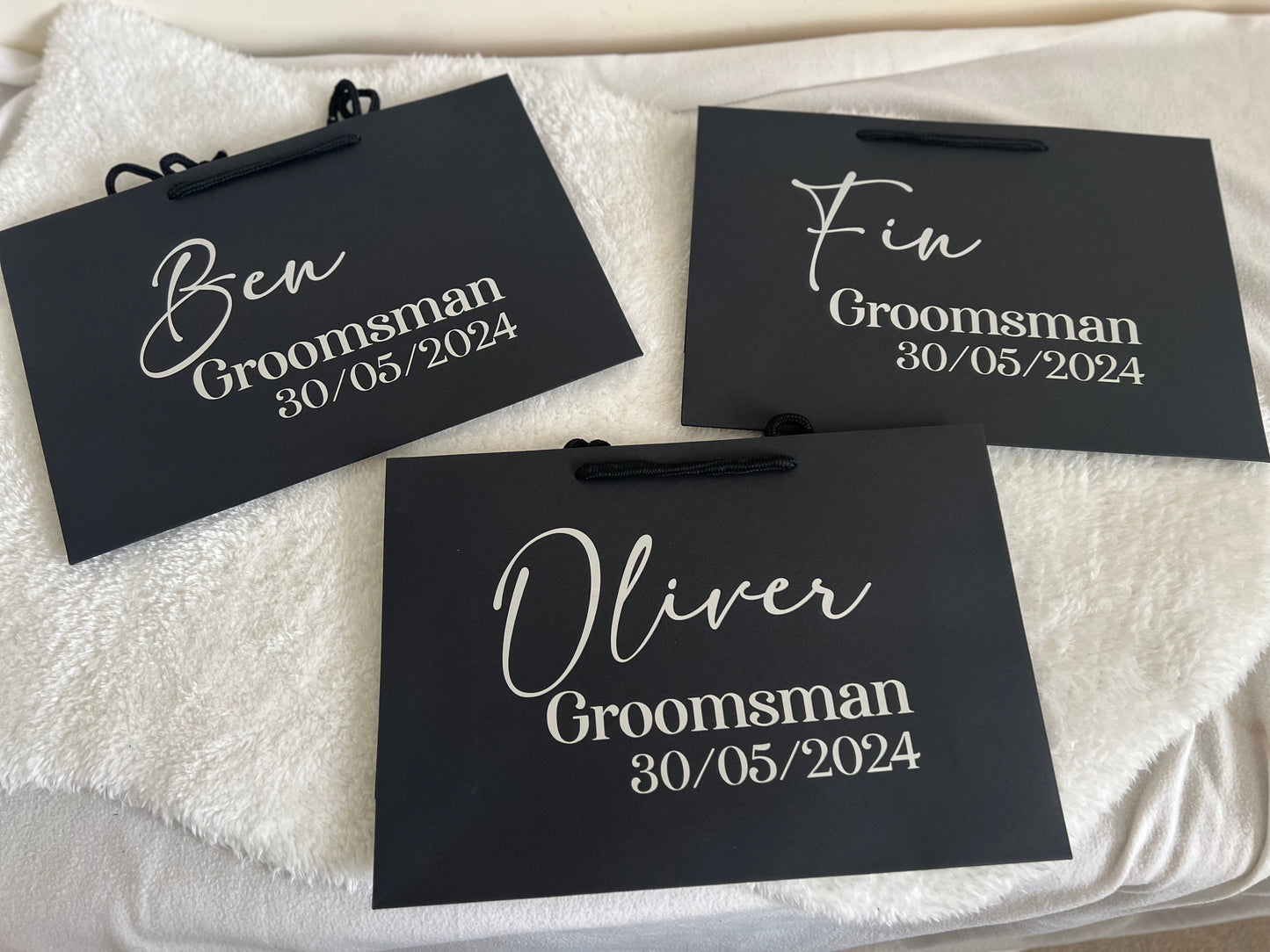 Regular Gift Bags - White or Black
