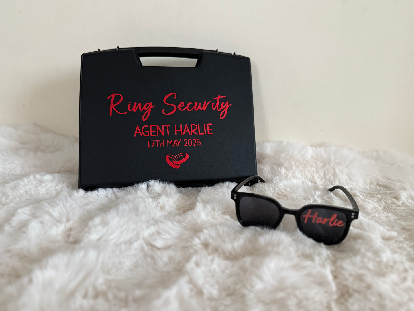 Black Ring Security Carry Briefcase