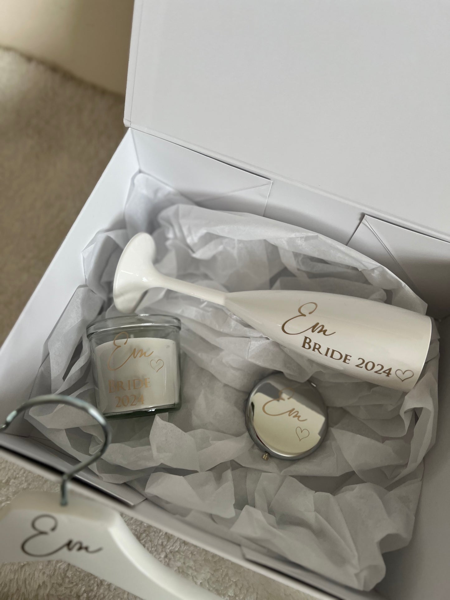 Personalised Shatterproof White Flute
