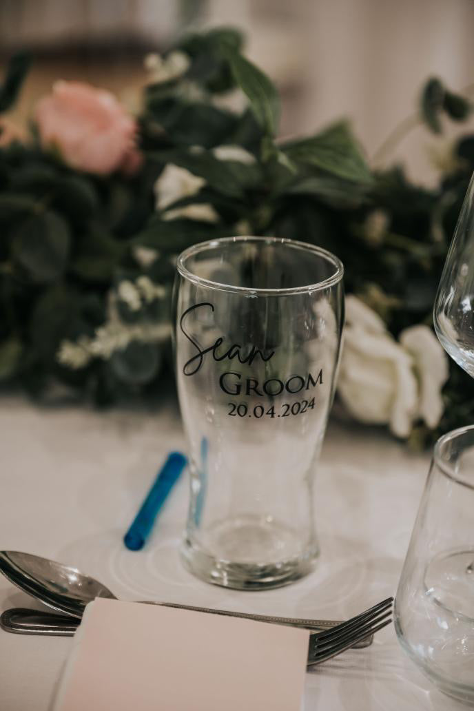 Personalised Pint Glass