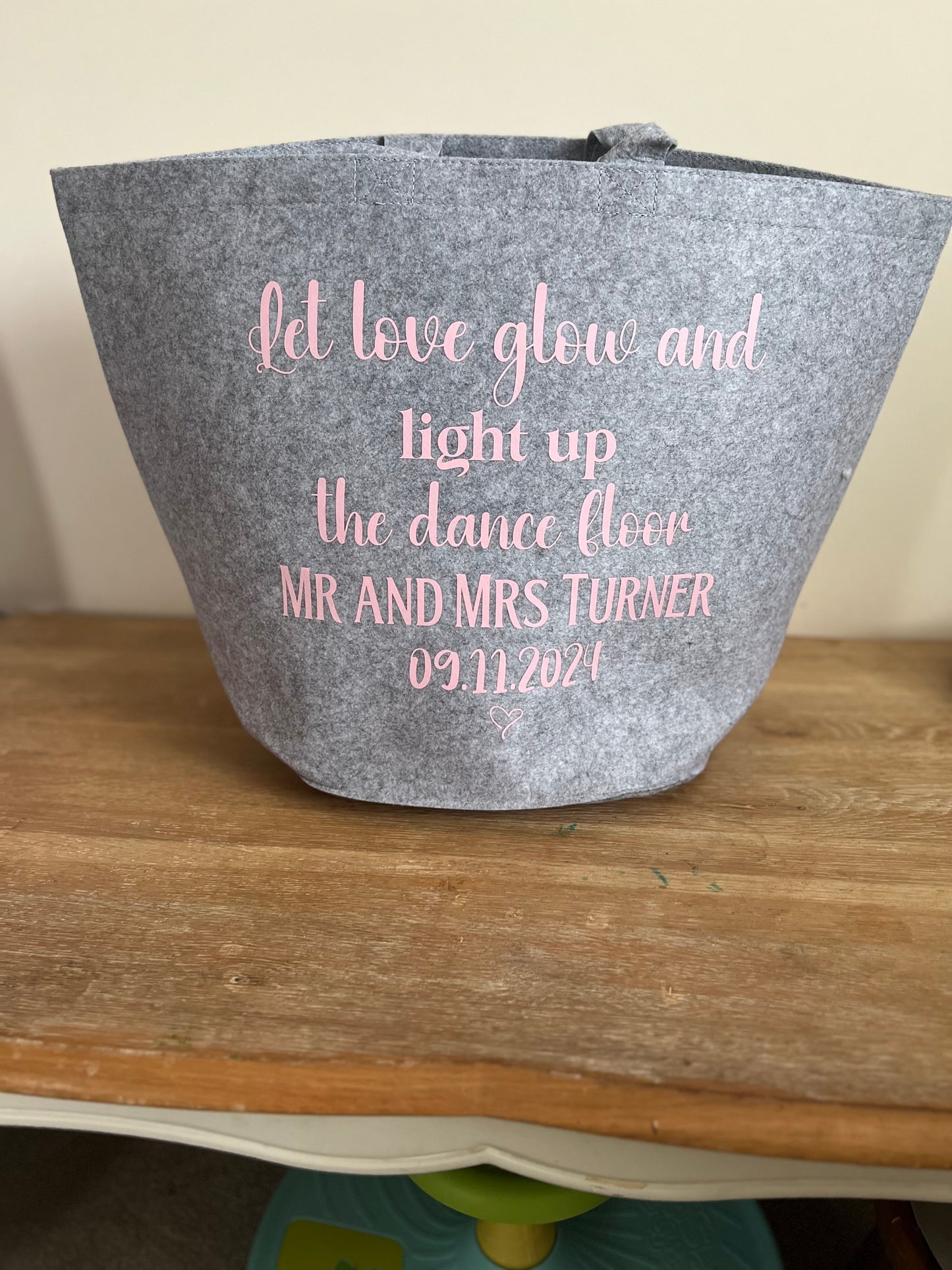 Personalised Felt Storage Basket's/Trugs