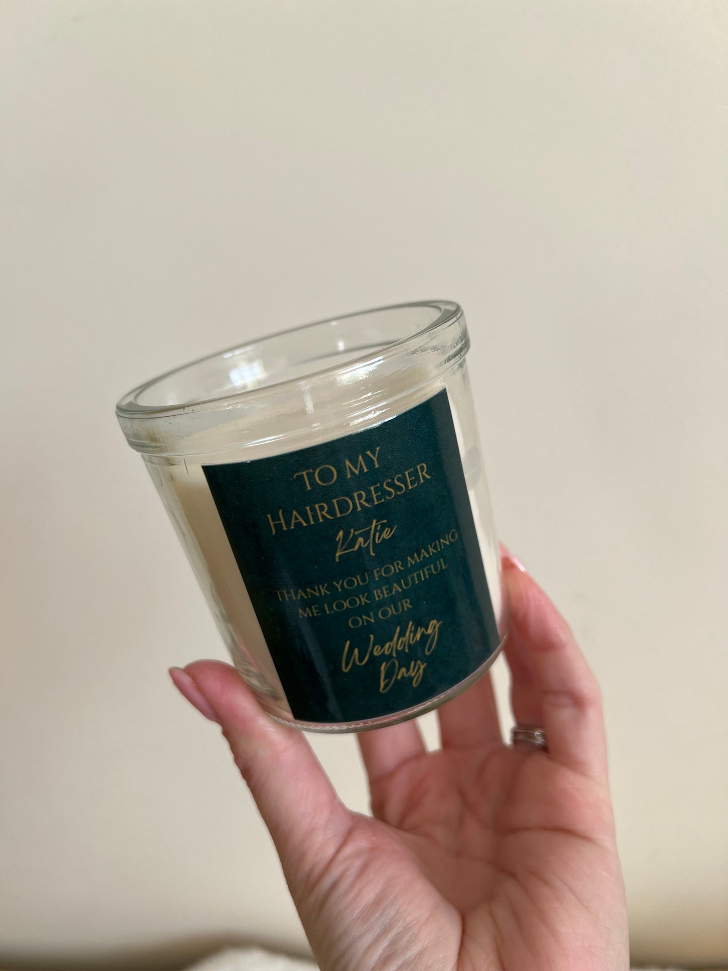 Personalised Candle