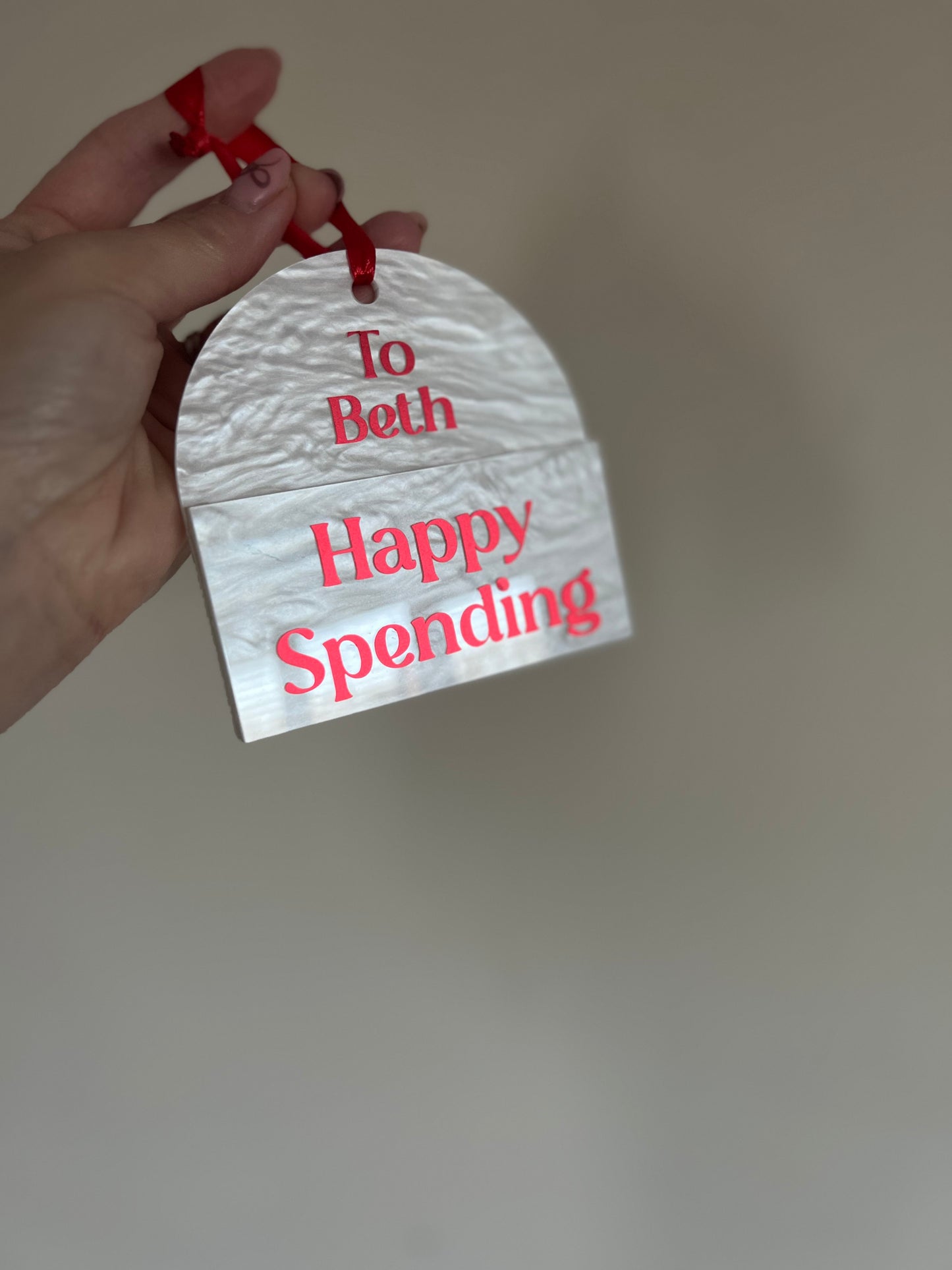 Pearl Gift Card/Money Holder