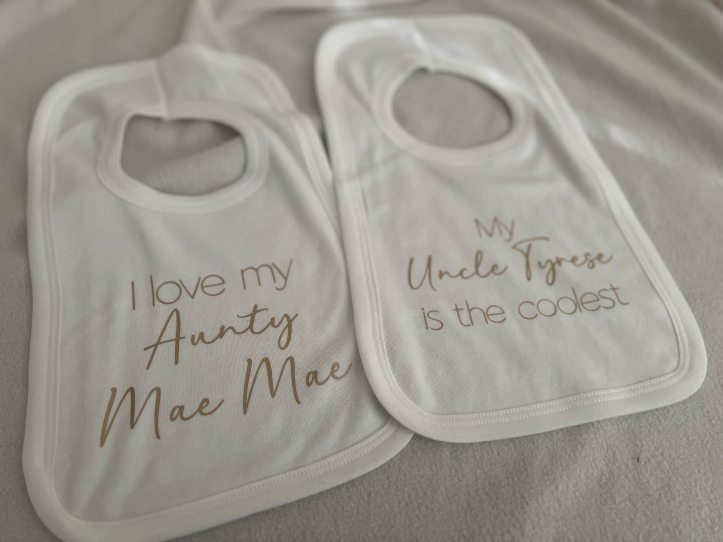 Baby Personalised Bibs