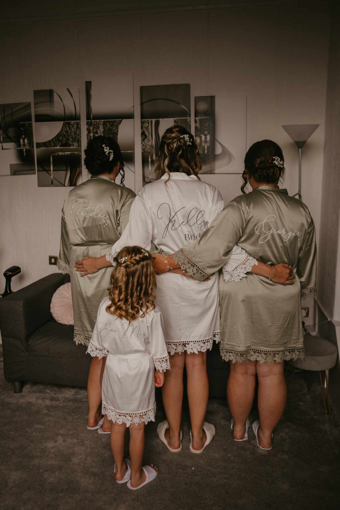 Lace Sleeve Child Robe