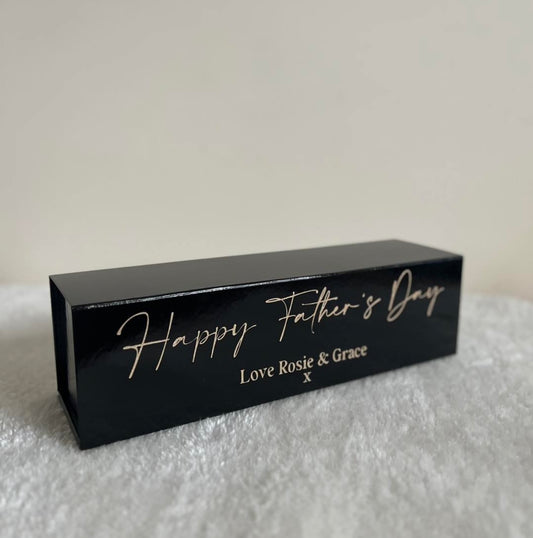 Empty Personalised Bottle Box