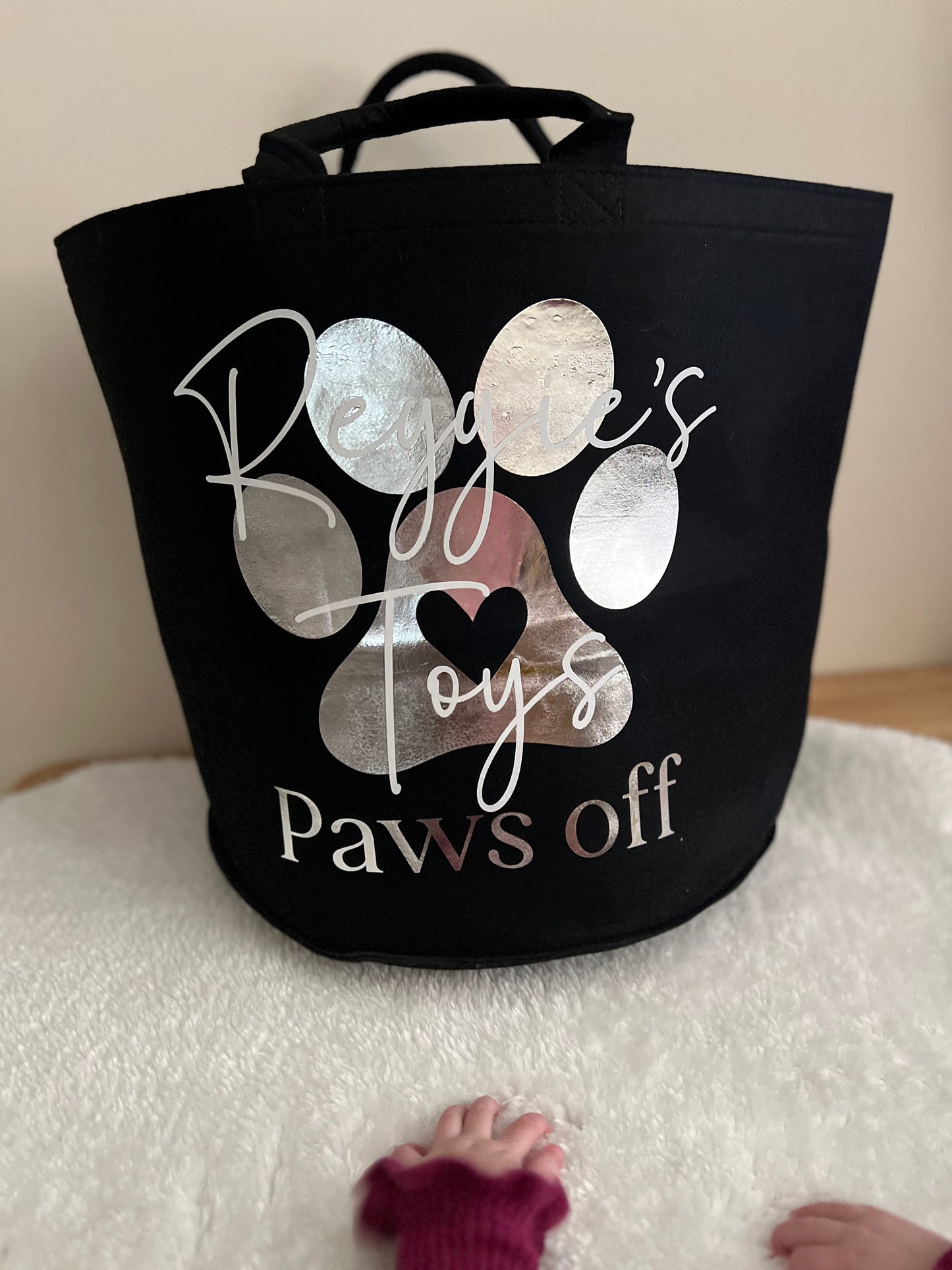 Felt Pet/Child Storage Basket's - 2 Sizes