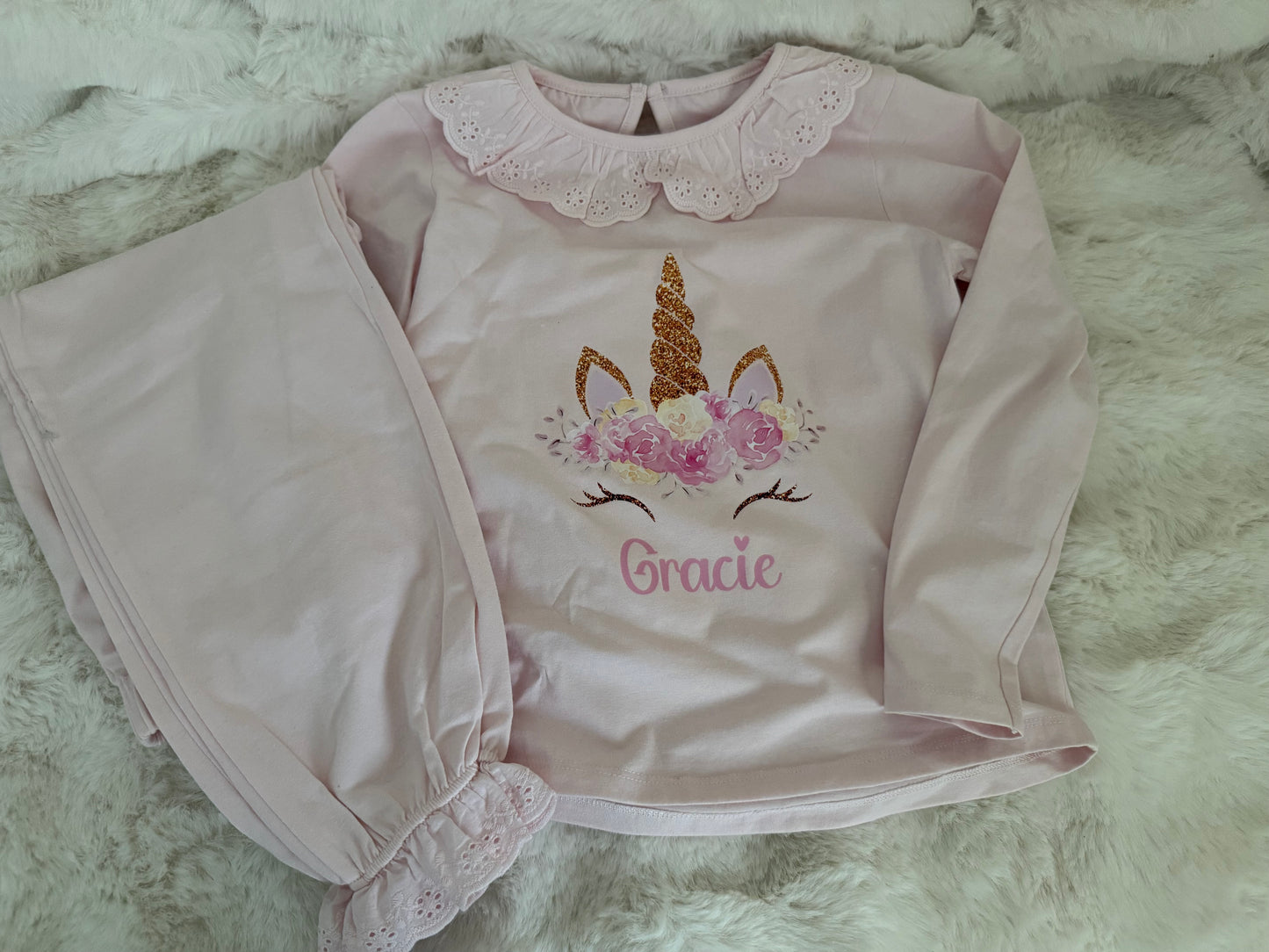 Frill Arm and Legs Cotton Kids PJ’s