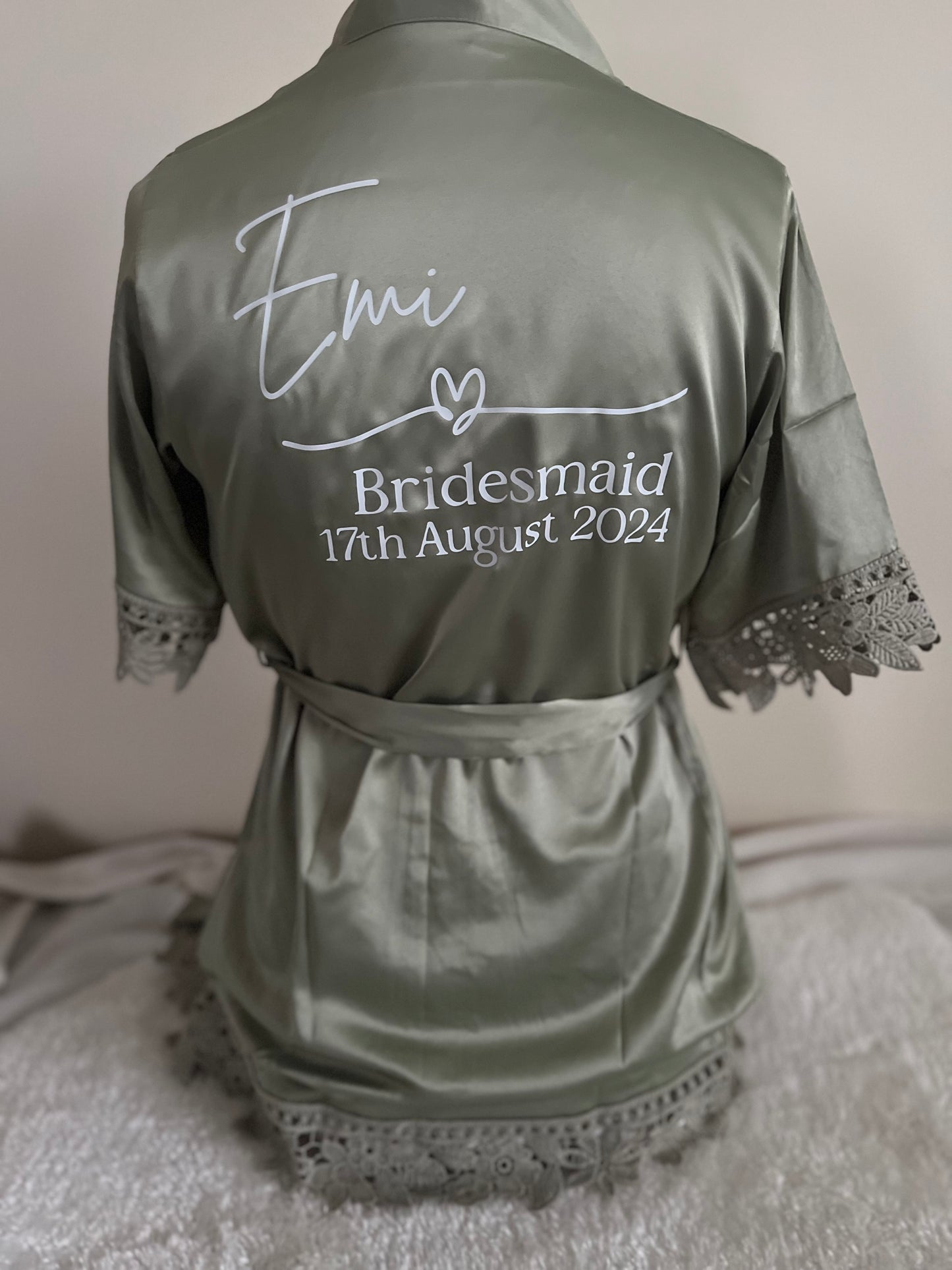 Lace Sleeve Child Robe