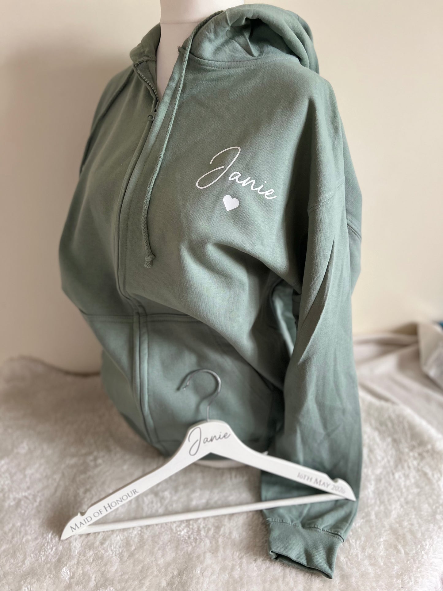Personalised Zip up Hoodies