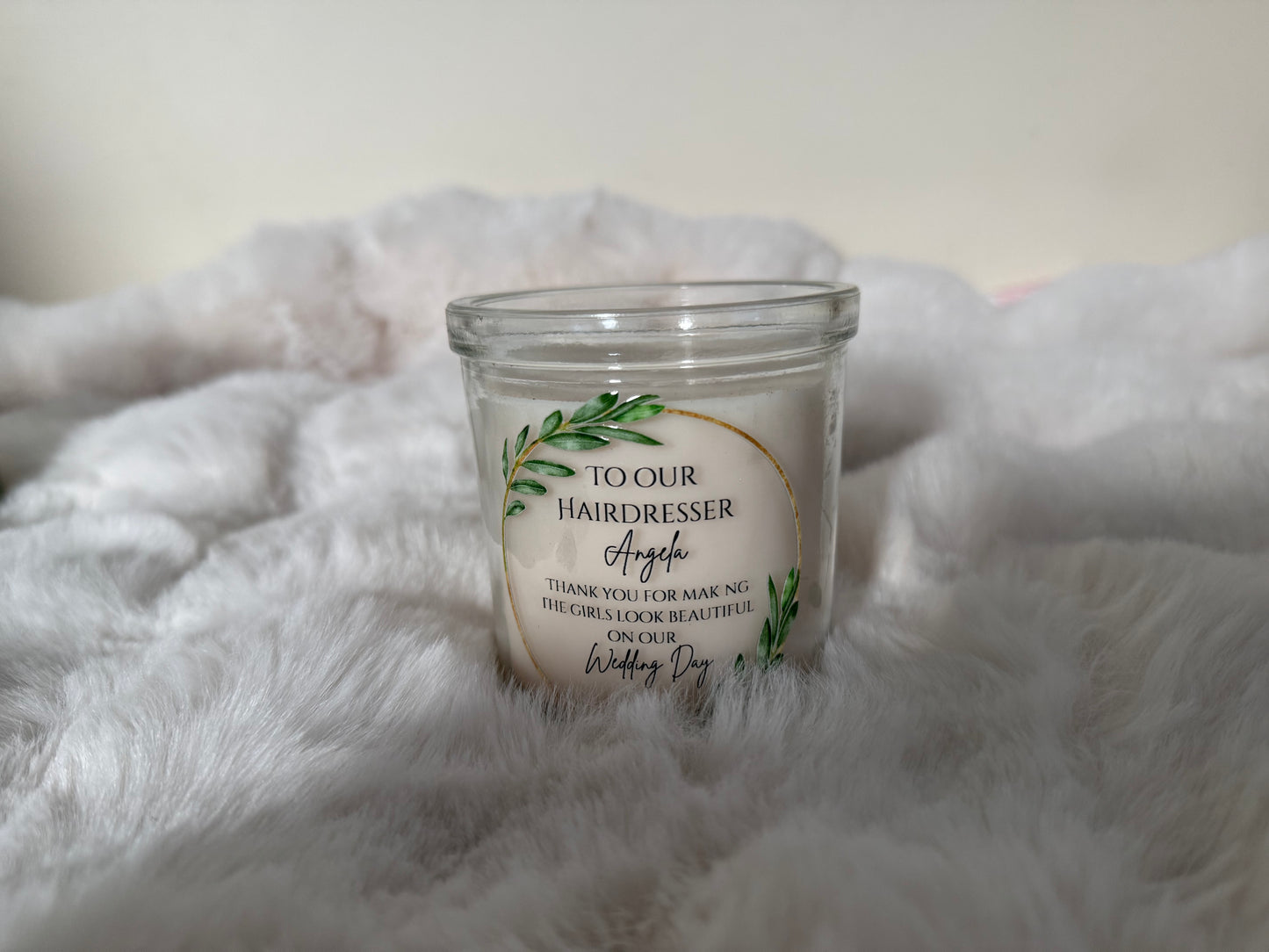 Personalised Candle