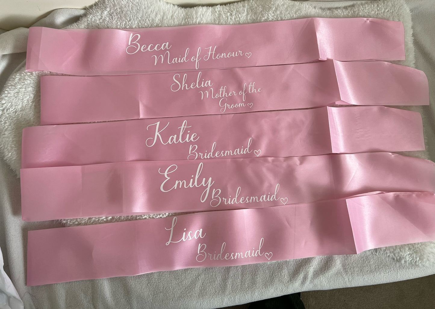 Personalised Hen Sashes