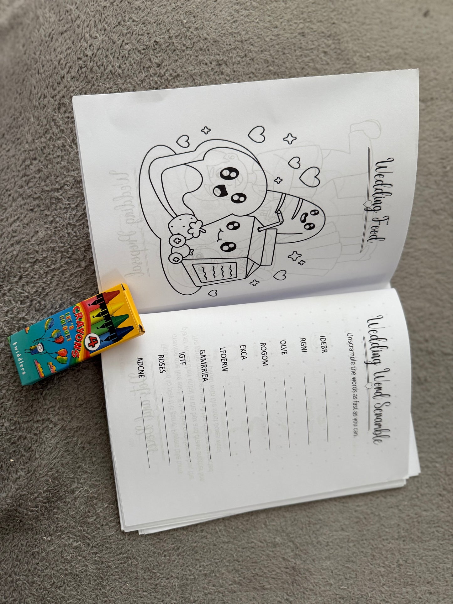 Kids A5 Activity Pack with Crayons/Cellowrapped