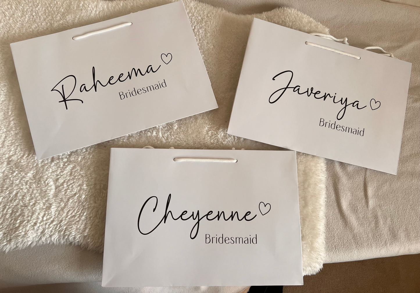 Regular Gift Bags - White or Black