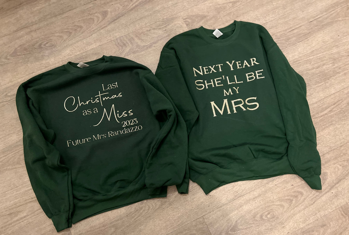 Christmas Sweater- Last Christmas as a Miss/Mr