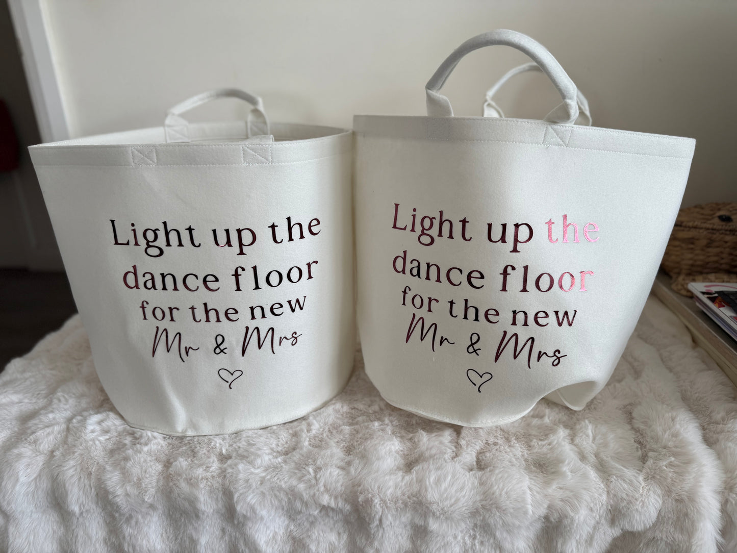 Personalised Felt Storage Basket's/Trugs