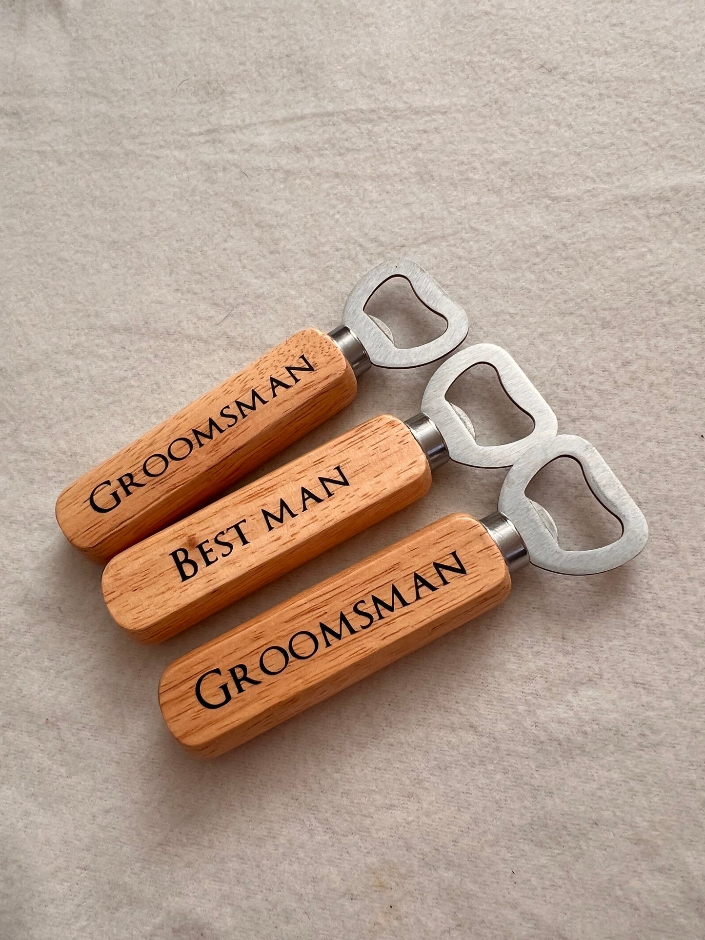 Personalised Wooden Bottle Opener