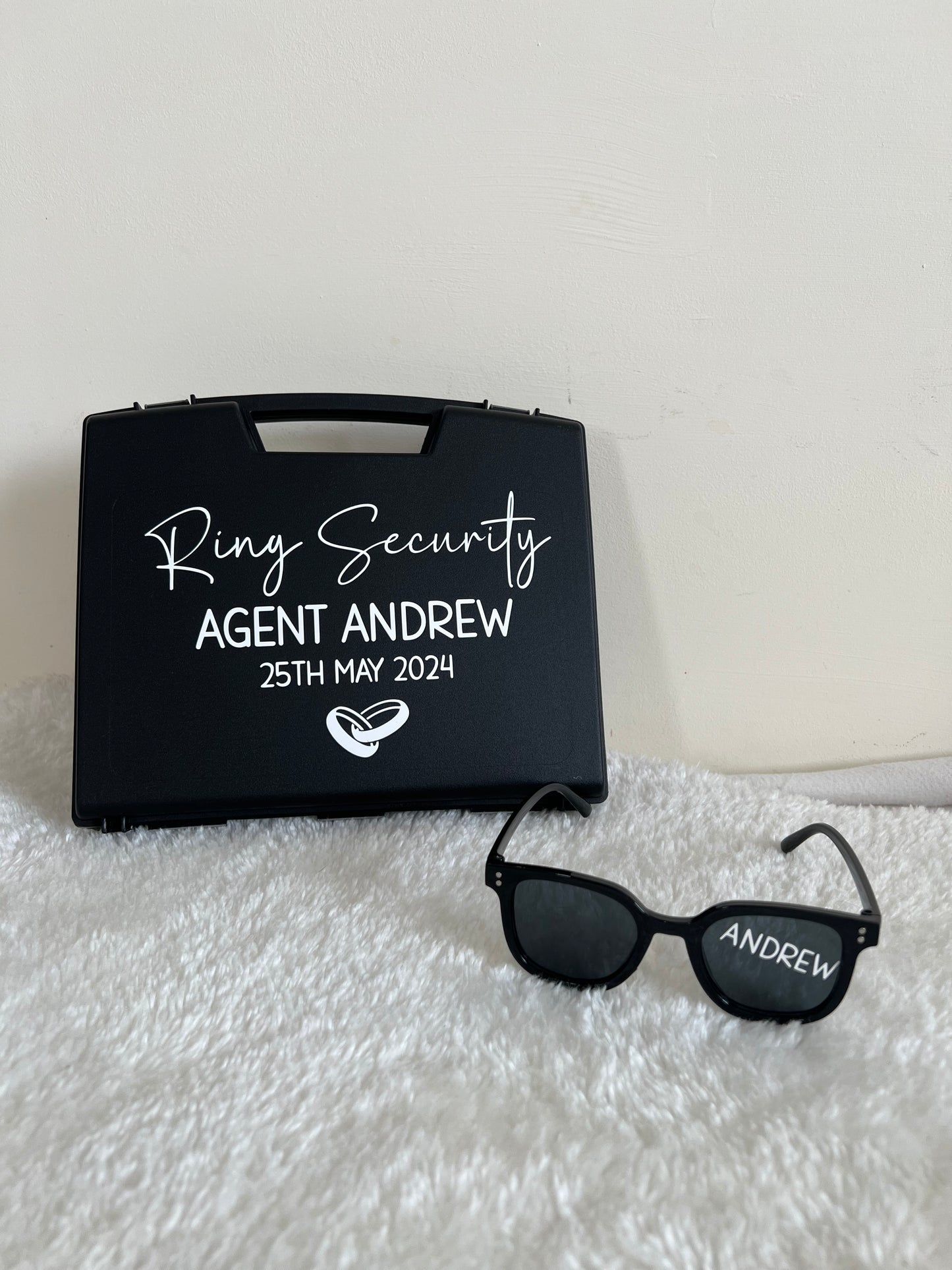 Black Ring Security Carry Briefcase