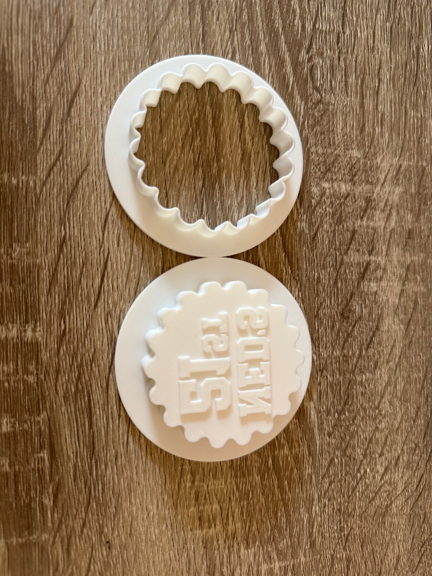 Personalised Cookie Cutter/Stamp- Birthday/wedding/baby shower