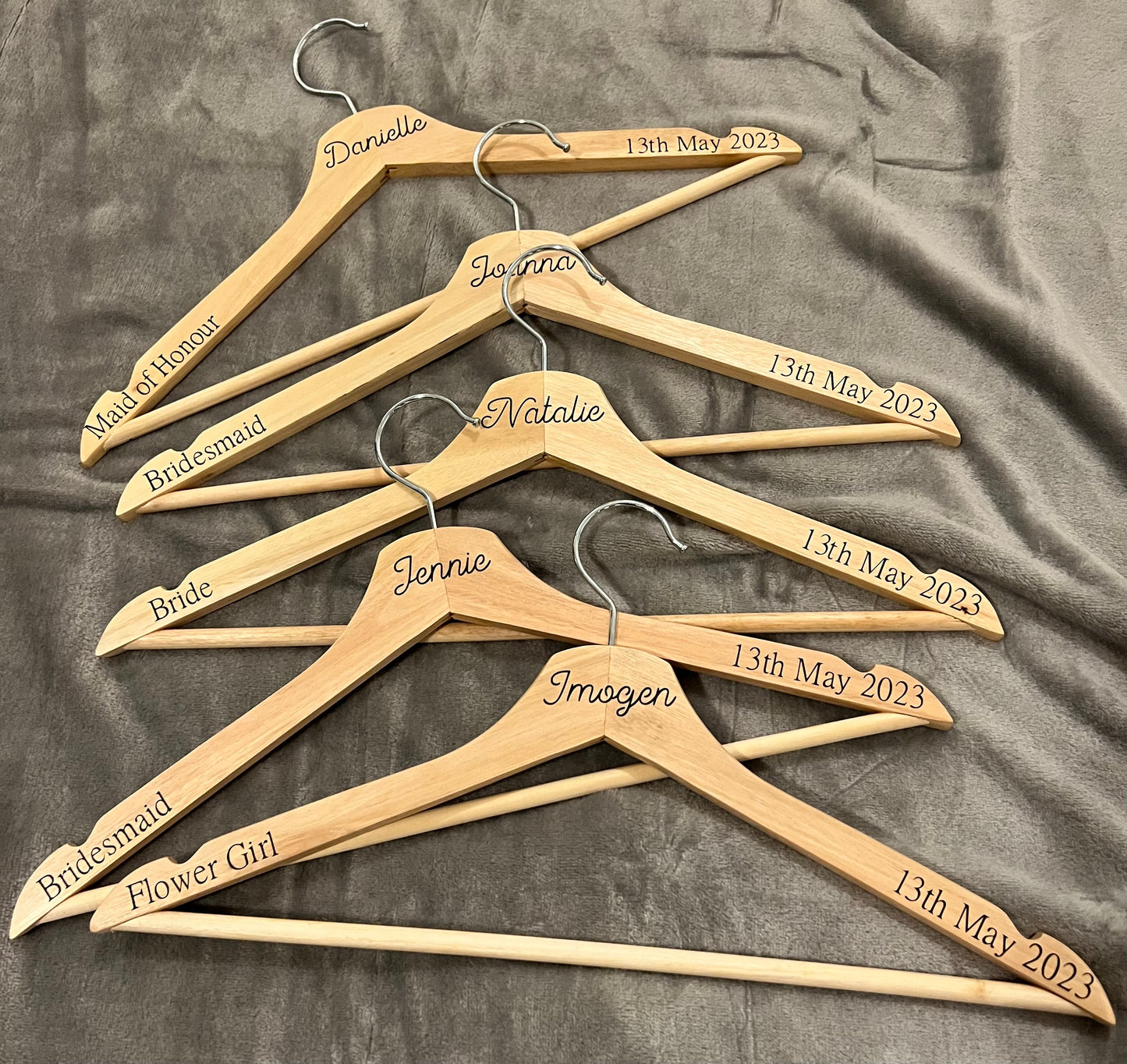 Personalised Wooden Hangers