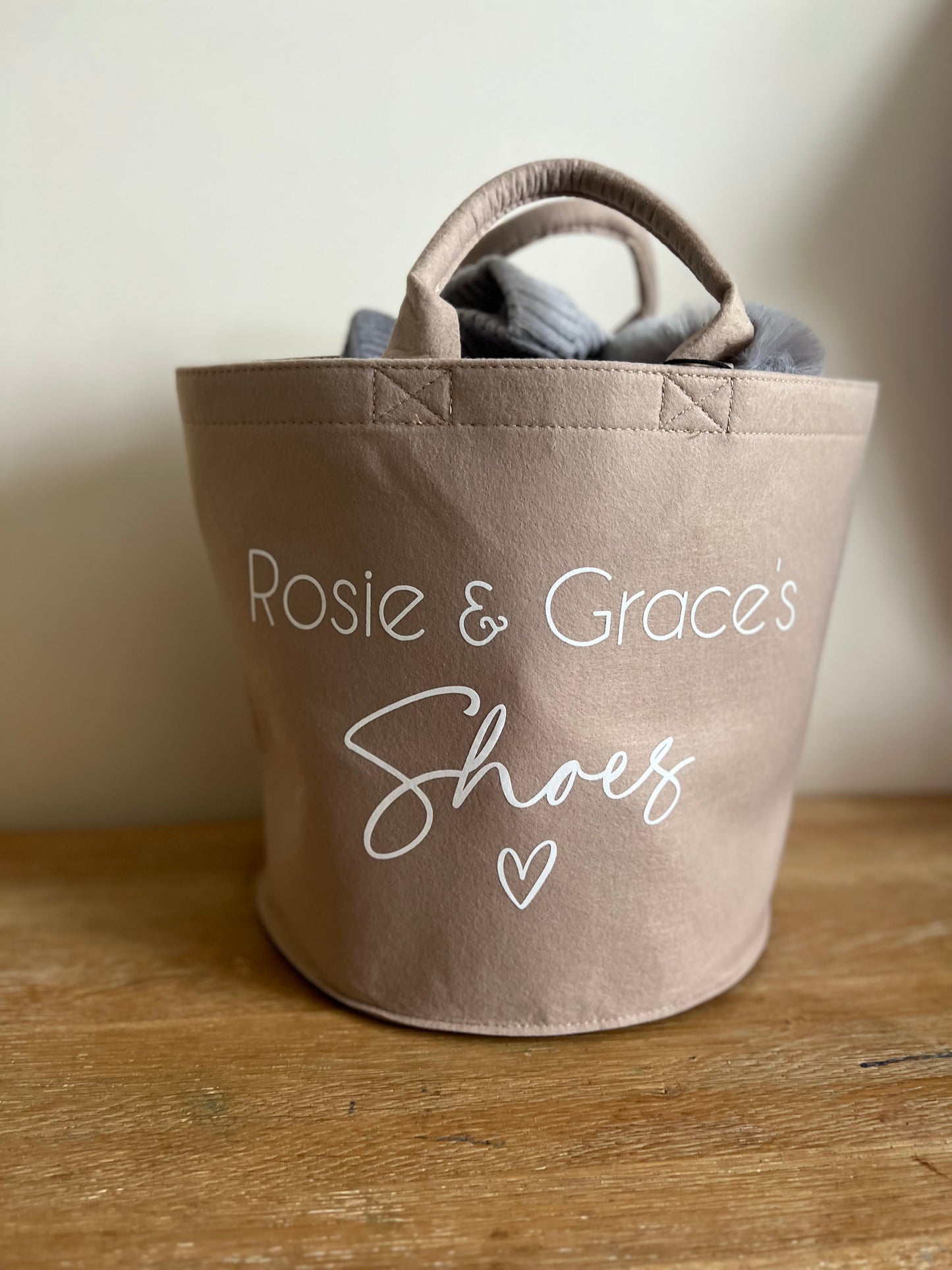 Felt Pet/Child Storage Basket's - 2 Sizes