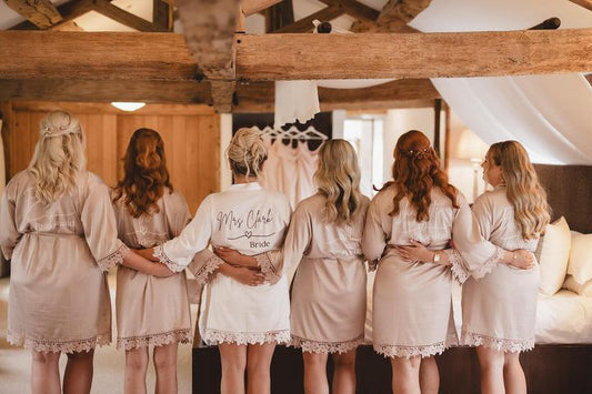 Lace Sleeve Adult Robe