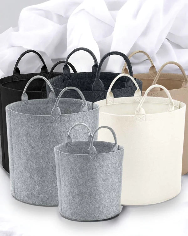 Personalised Felt Christmas Present Basket's/Storage Trug