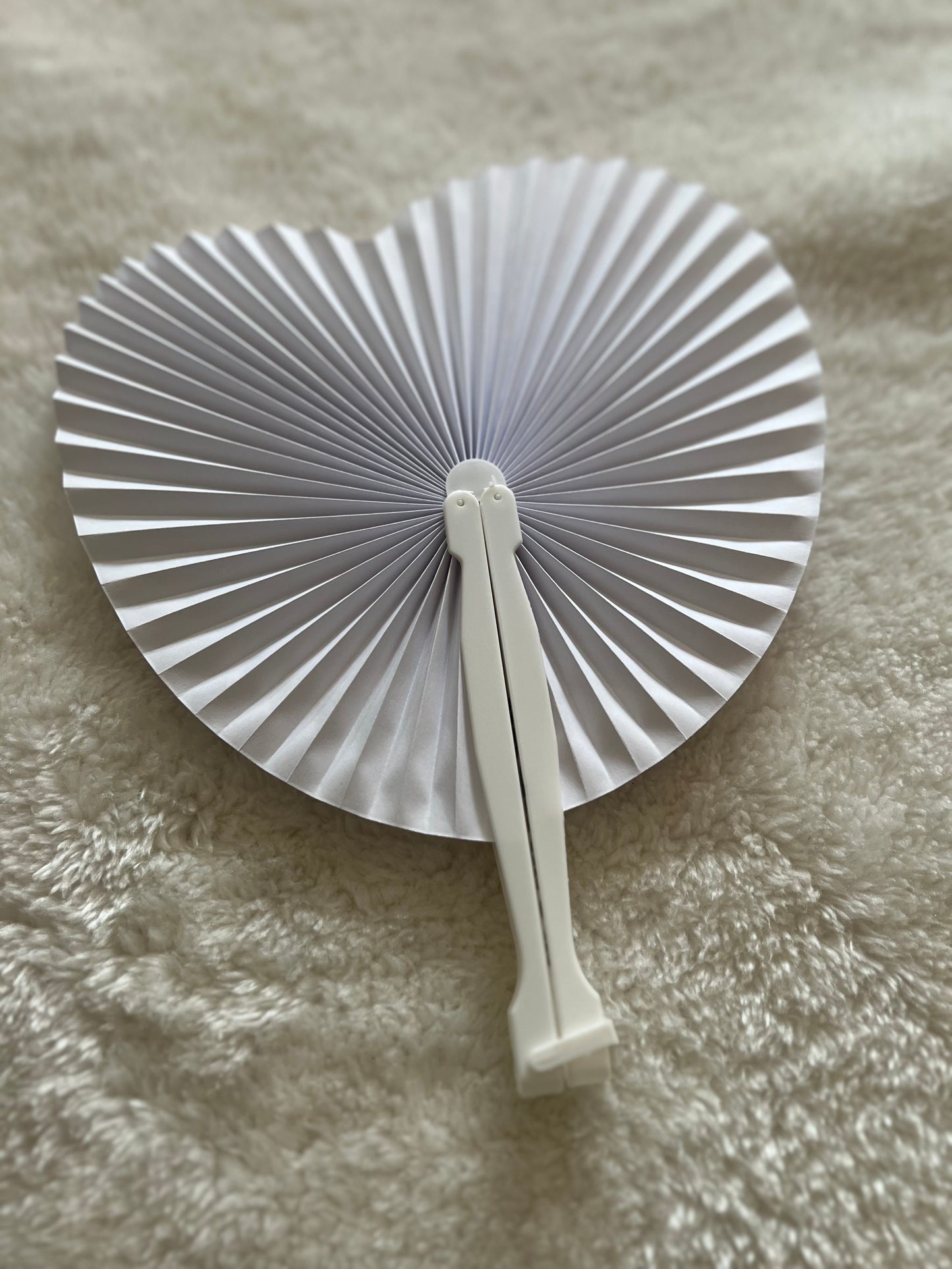 Handheld Personalised Heart Fan